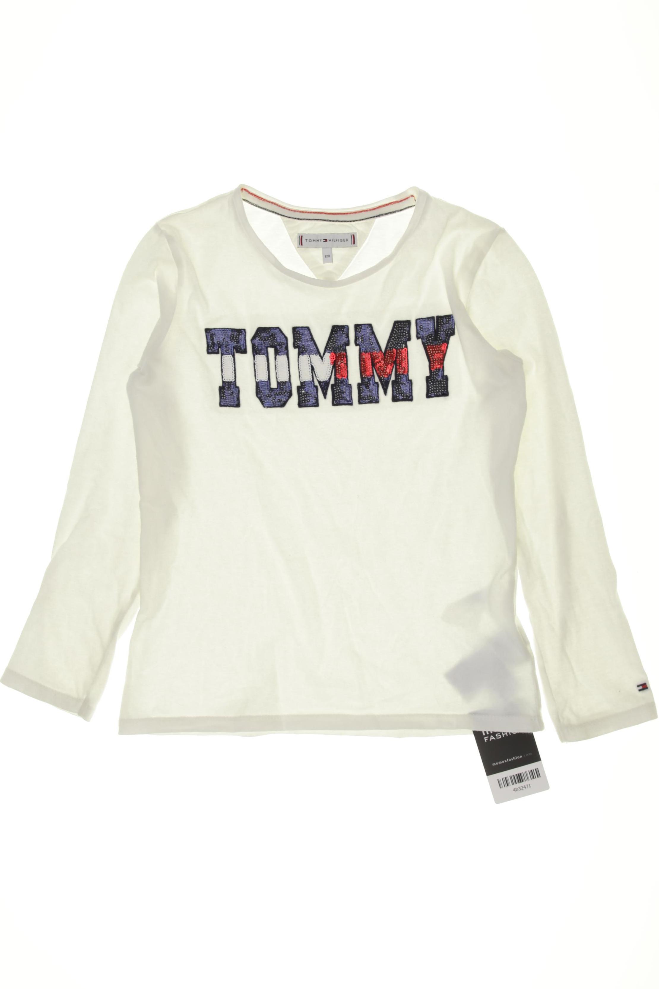 

Tommy Hilfiger Mädchen Langarmshirt, weiß, Gr. 128