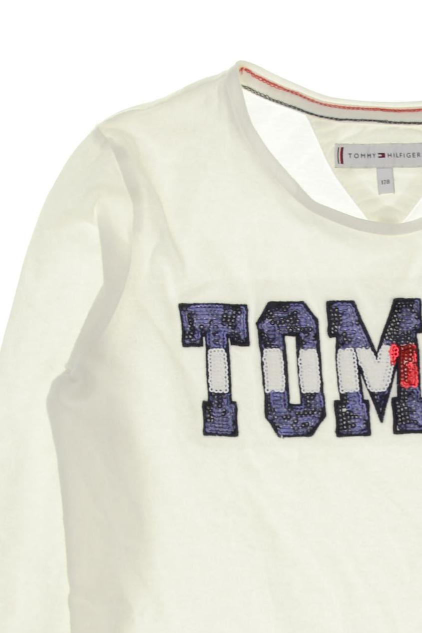 Thumbnail - Tommy Hilfiger Mädchen Langarmshirt, weiß, Gr. 128