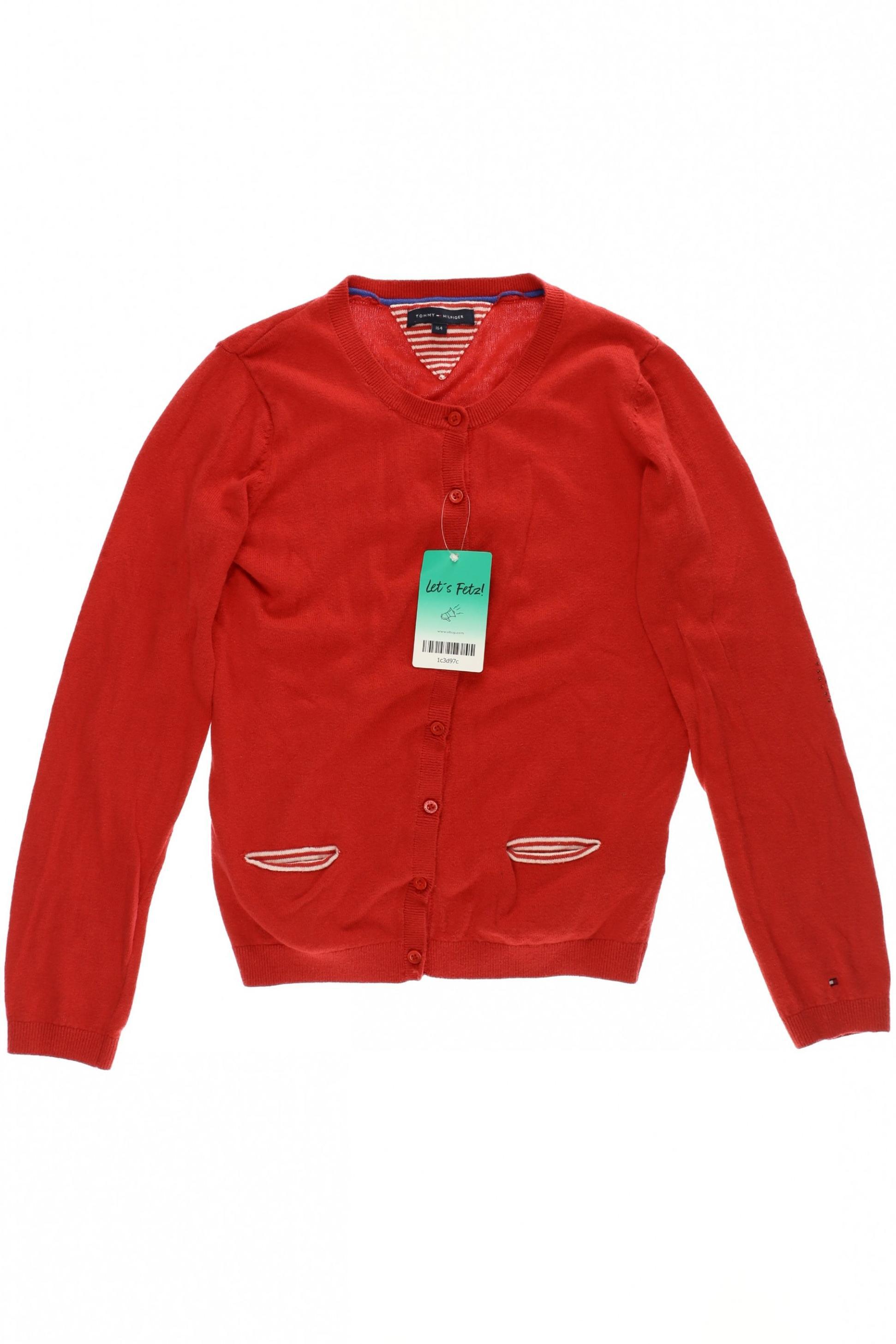 

Tommy Hilfiger Mädchen Strickjacke, rot, Gr. 164