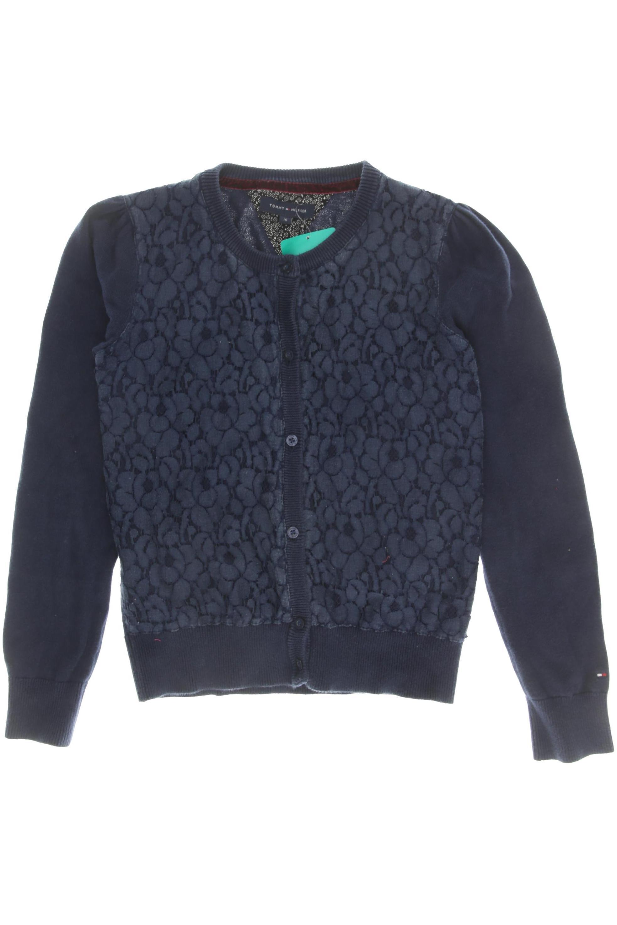 

Tommy Hilfiger Mädchen Strickjacke, blau, Gr. 140