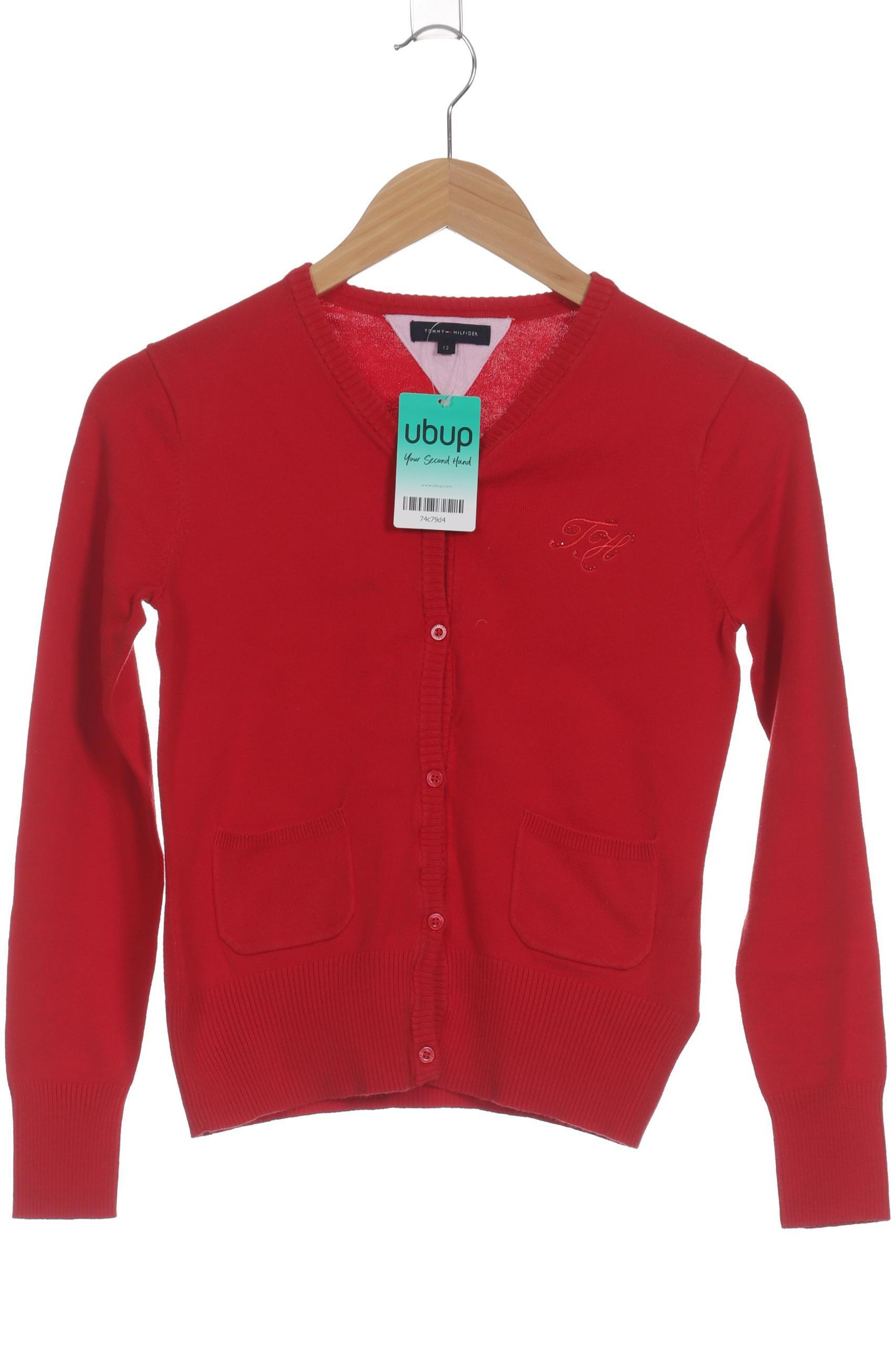 

Tommy Hilfiger Mädchen Strickjacke, rot, Gr. 152