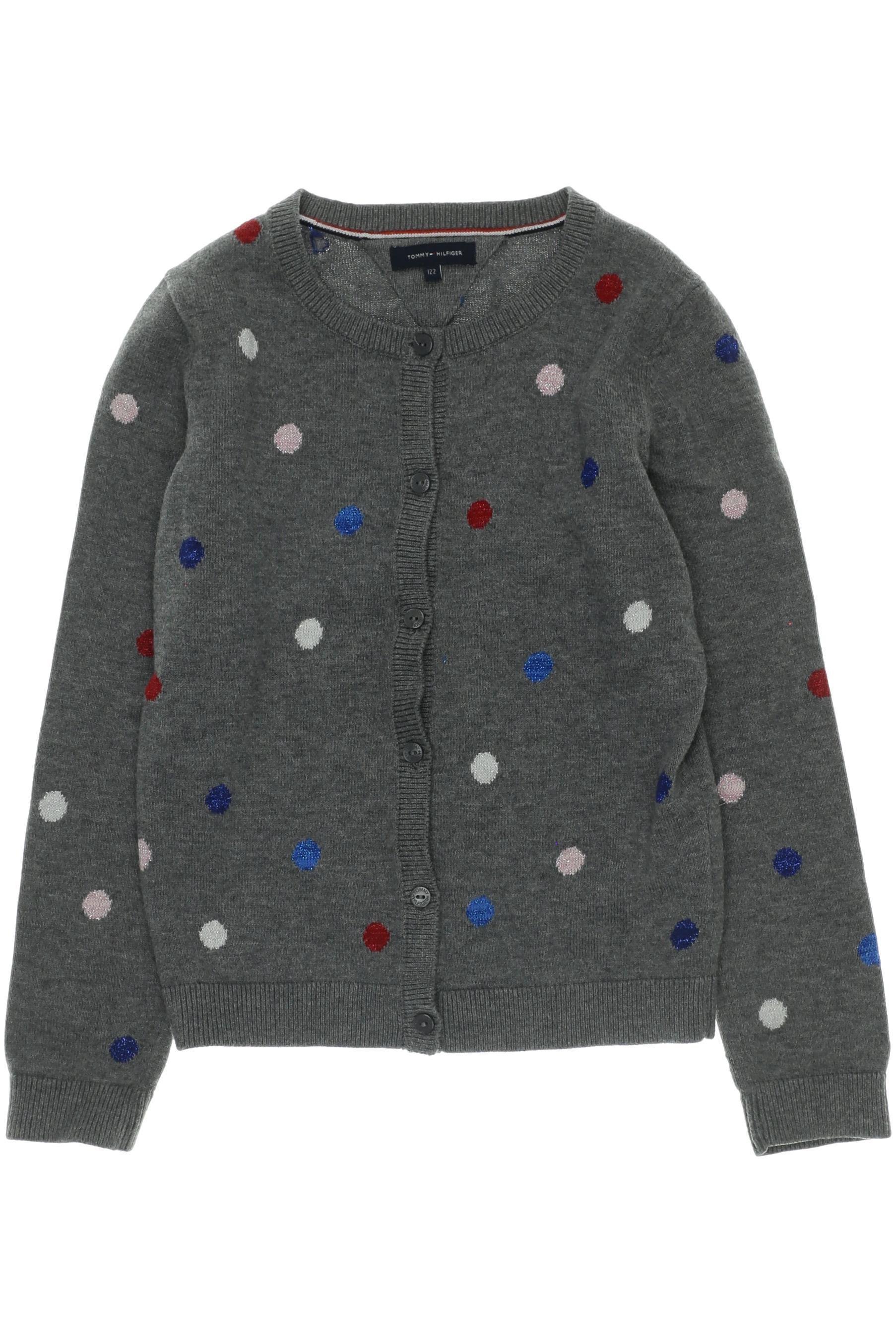 

Tommy Hilfiger Mädchen Strickjacke, grau, Gr. 122