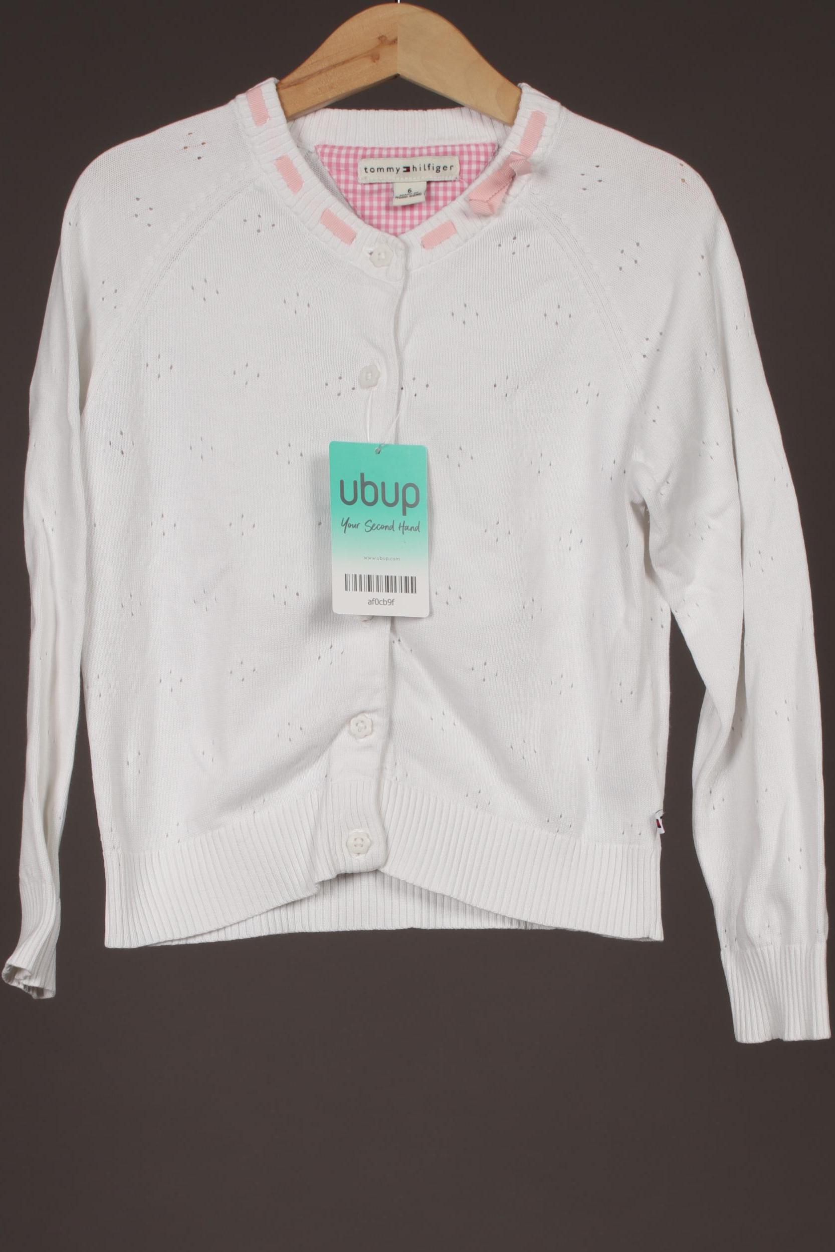 

Tommy Hilfiger Mädchen Strickjacke, weiß, Gr. 116