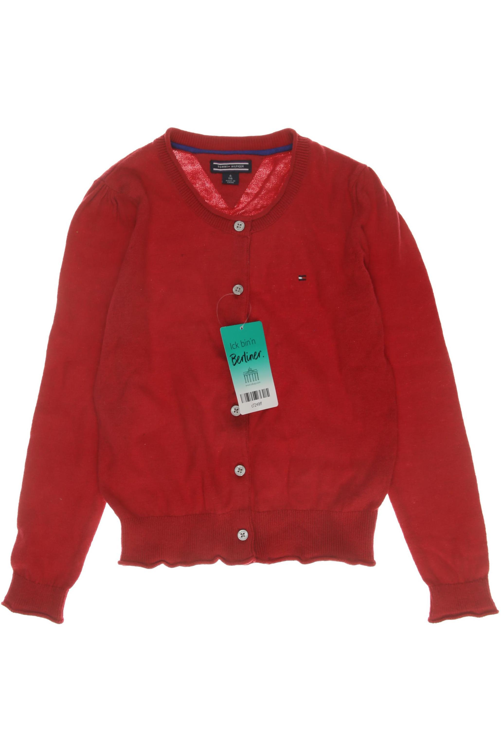 

Tommy Hilfiger Mädchen Strickjacke, rot, Gr. 116