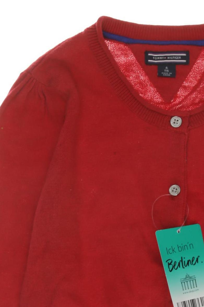 Thumbnail - Tommy Hilfiger Mädchen Strickjacke, rot, Gr. 116