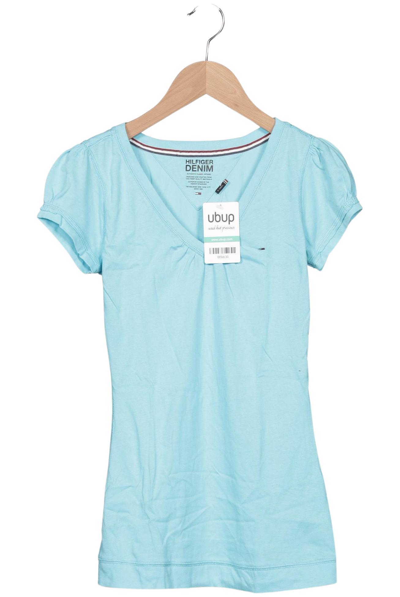 

Tommy Hilfiger Damen T-Shirt, blau, Gr. 34