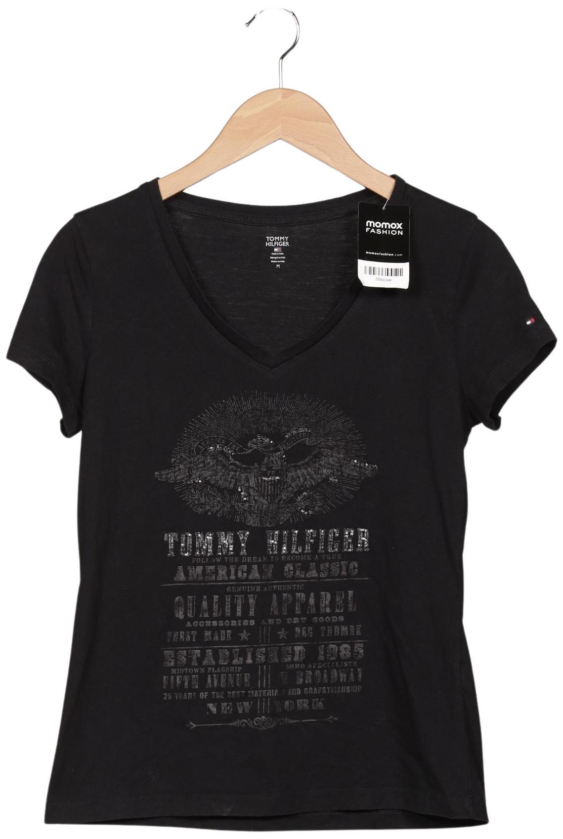 

Tommy Hilfiger Damen T-Shirt, schwarz, Gr. 38