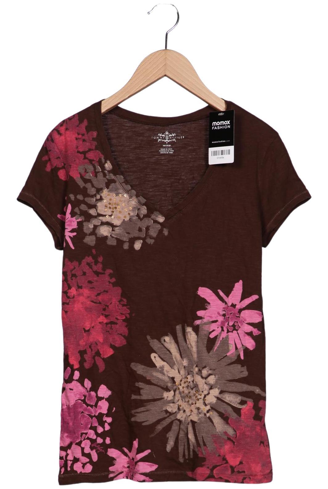 

Tommy Hilfiger Damen T-Shirt, braun, Gr. 34