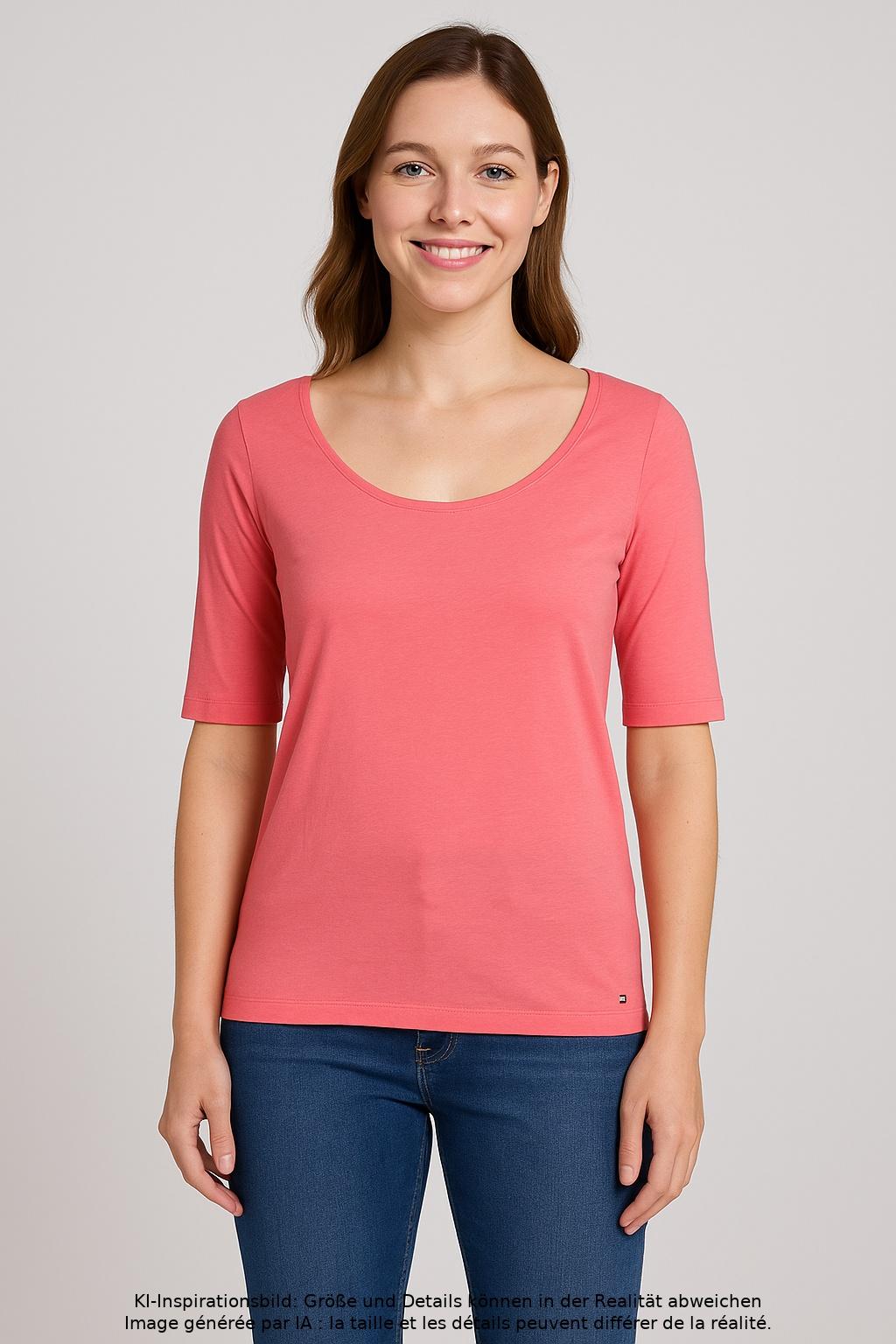 

Tommy Hilfiger Damen T-Shirt, pink, Gr. 36
