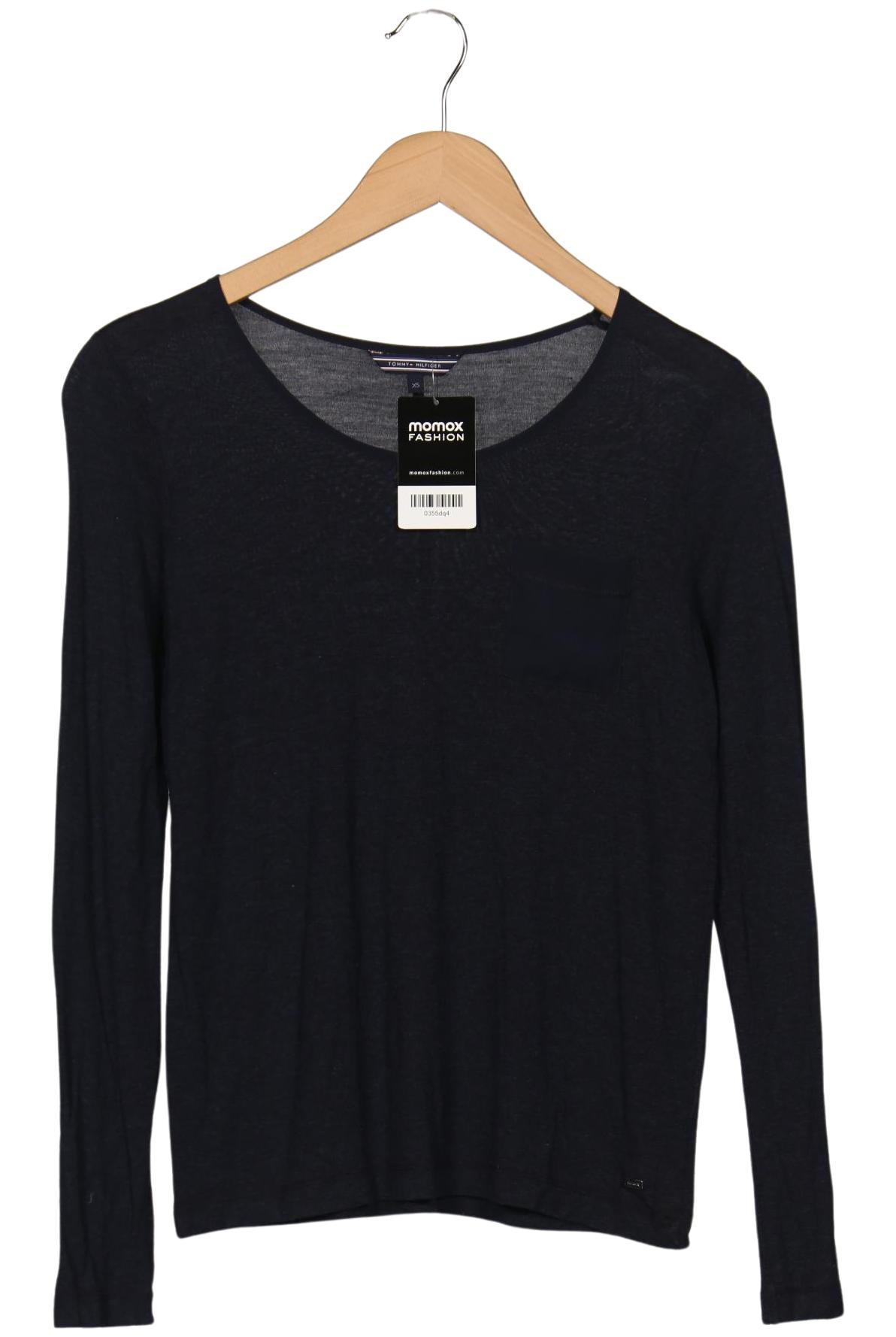 

Tommy Hilfiger Damen Langarmshirt, marineblau, Gr. 34