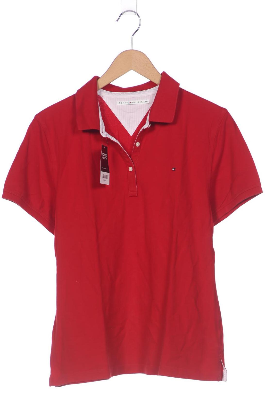 

Tommy Hilfiger Damen Poloshirt, rot, Gr. 46
