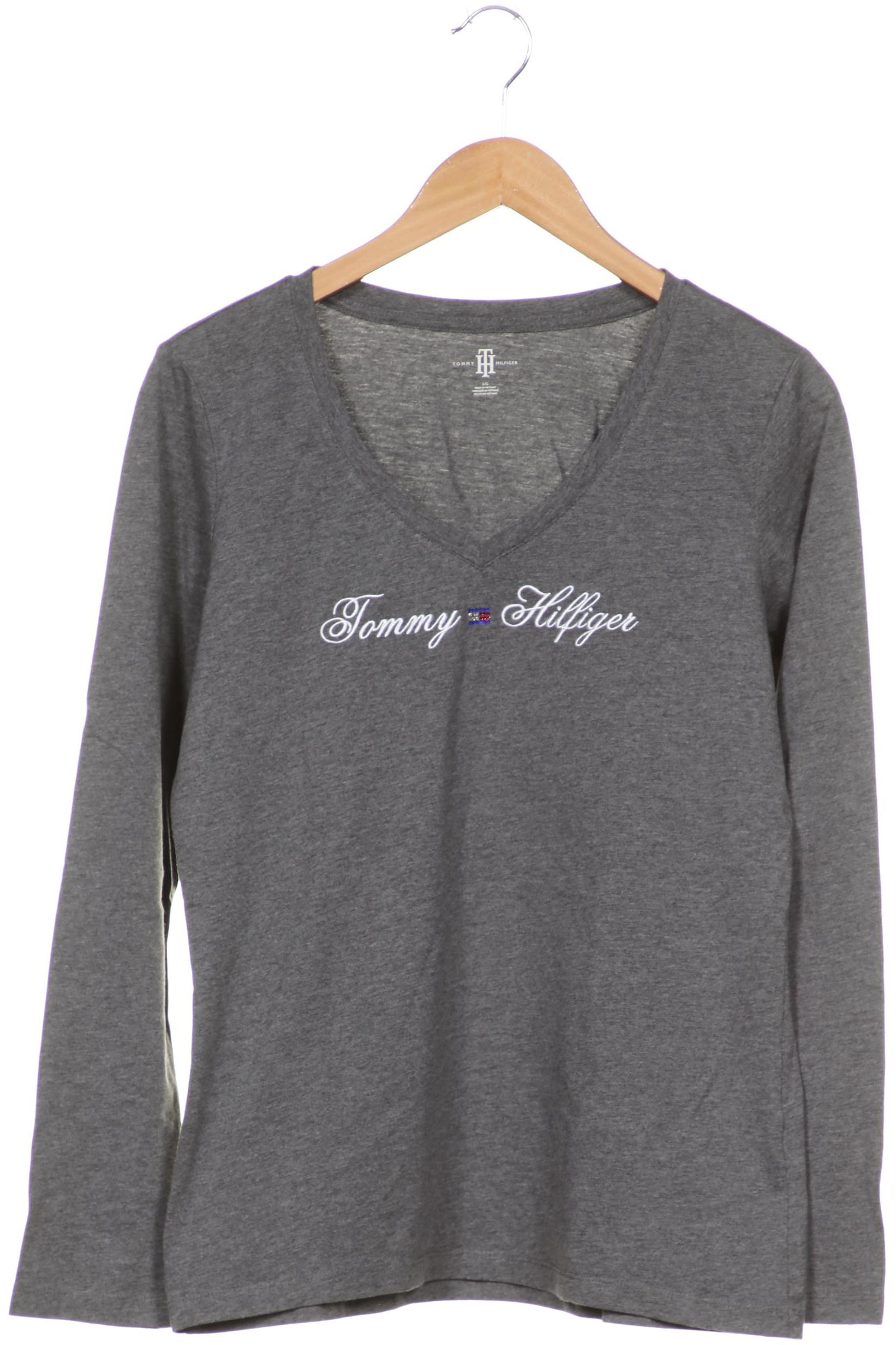 

Tommy Hilfiger Damen Langarmshirt, grau, Gr.