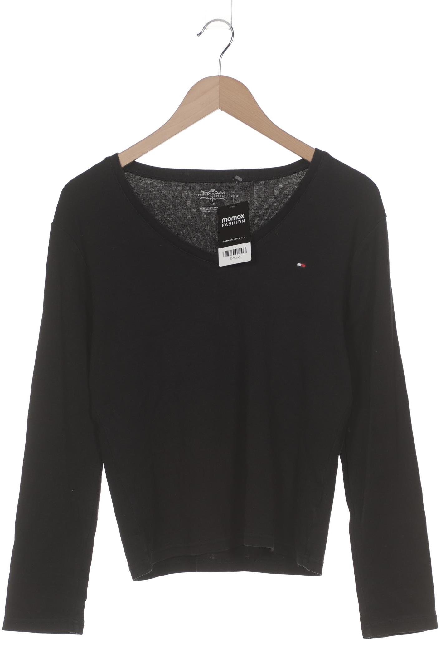 

Tommy Hilfiger Damen Langarmshirt, schwarz, Gr. 42