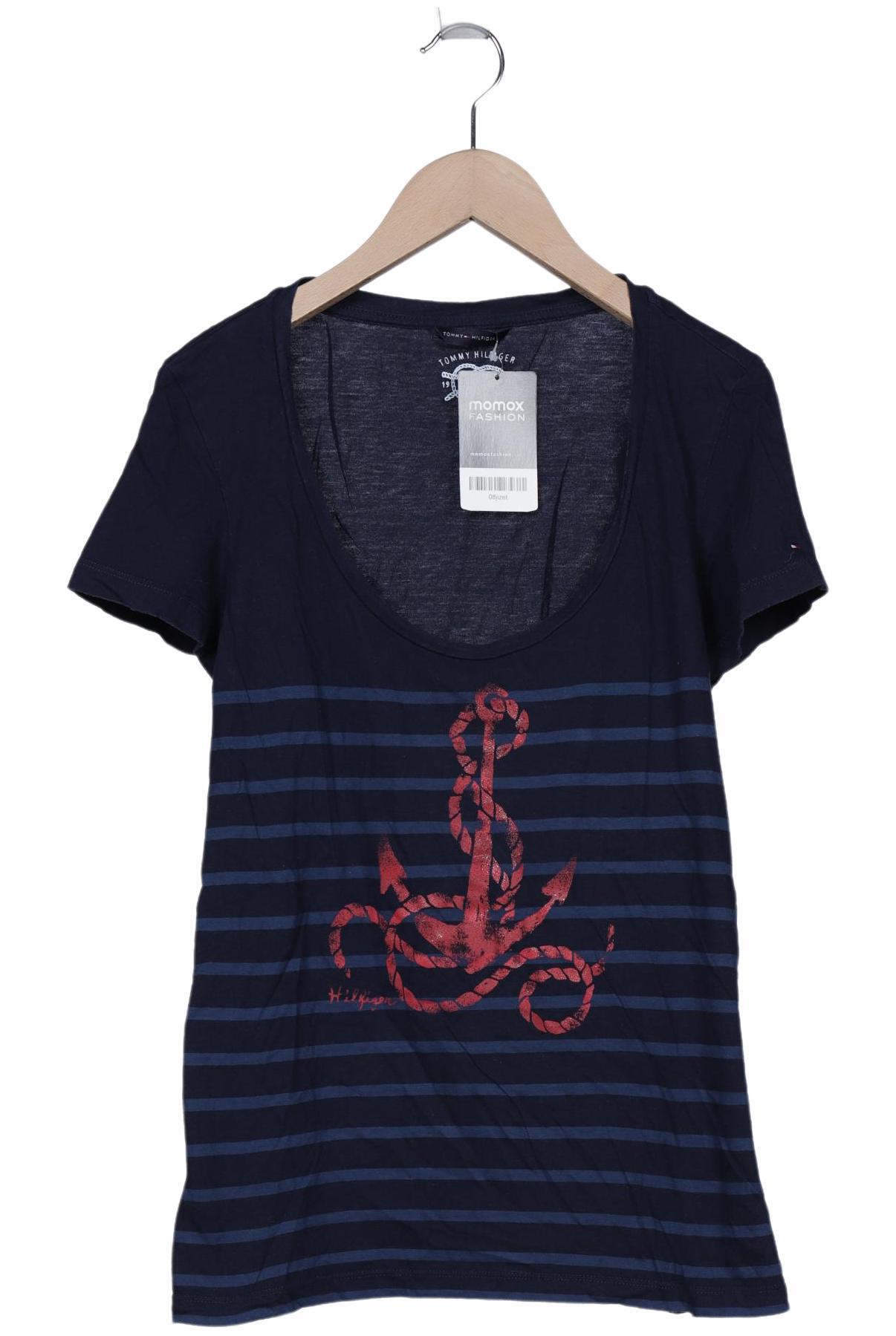 

Tommy Hilfiger Damen T-Shirt, marineblau, Gr. 42