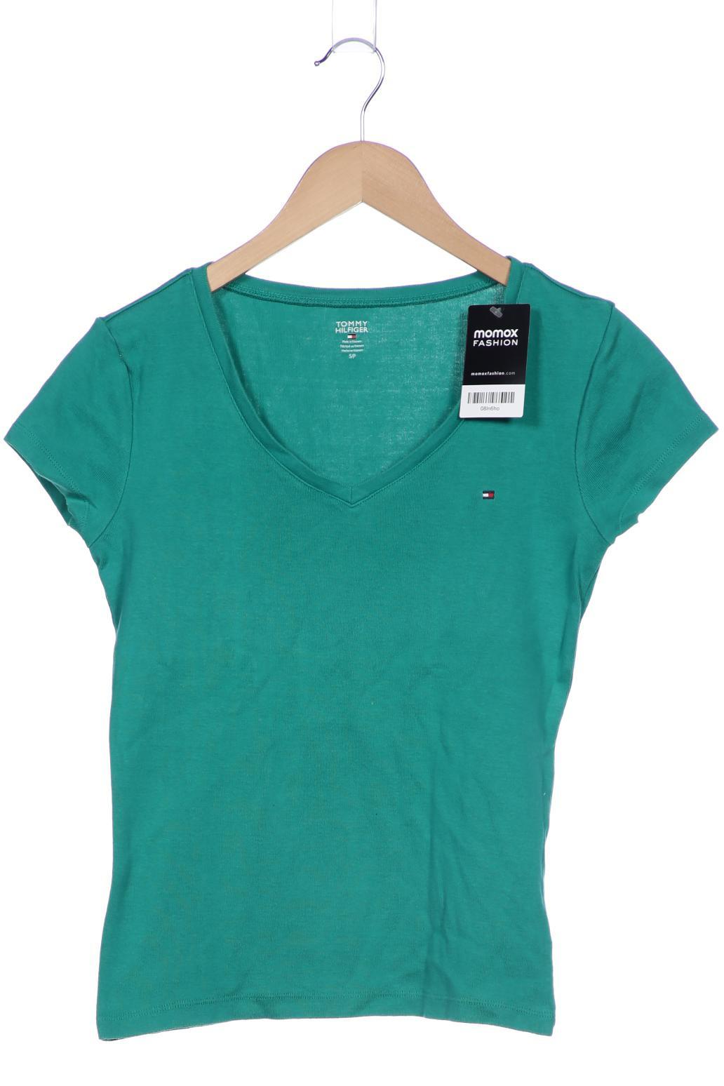 

Tommy Hilfiger Damen T-Shirt, grün, Gr. 36