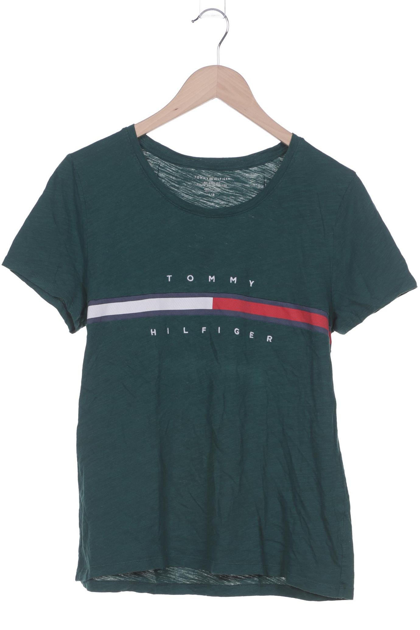 

Tommy Hilfiger Damen T-Shirt, grün, Gr. 42