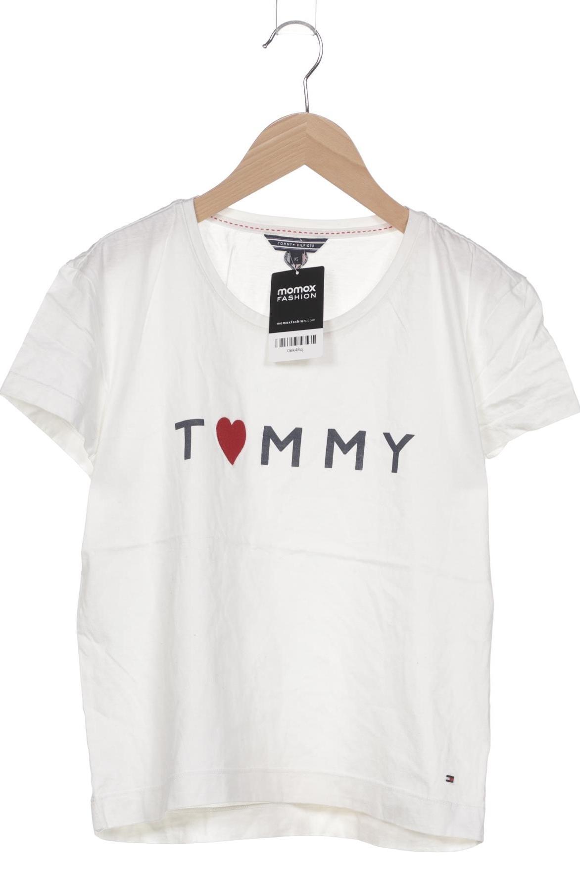 

Tommy Hilfiger Damen T-Shirt, cremeweiß, Gr. 34