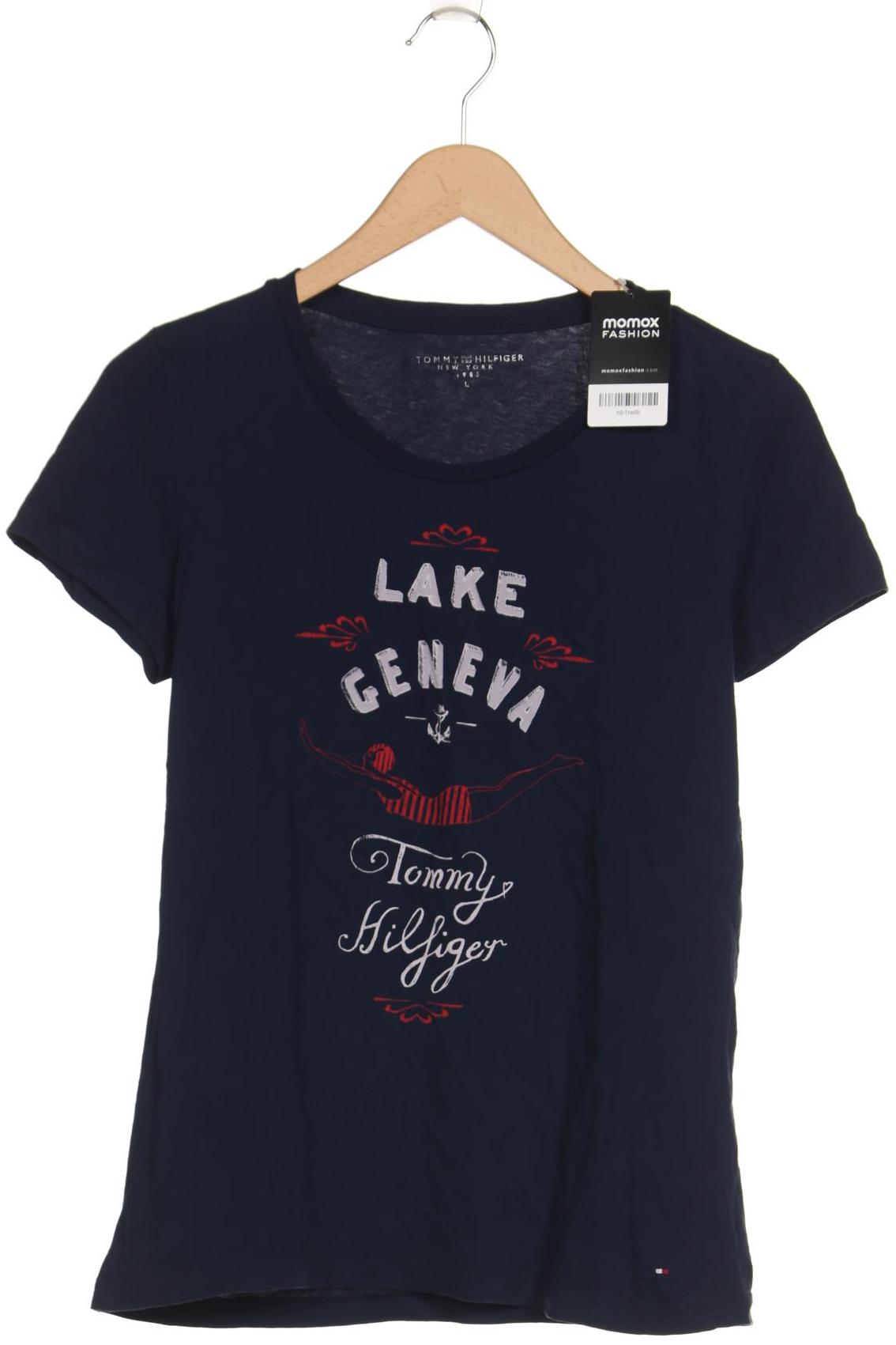 

Tommy Hilfiger Damen T-Shirt, marineblau, Gr. 42