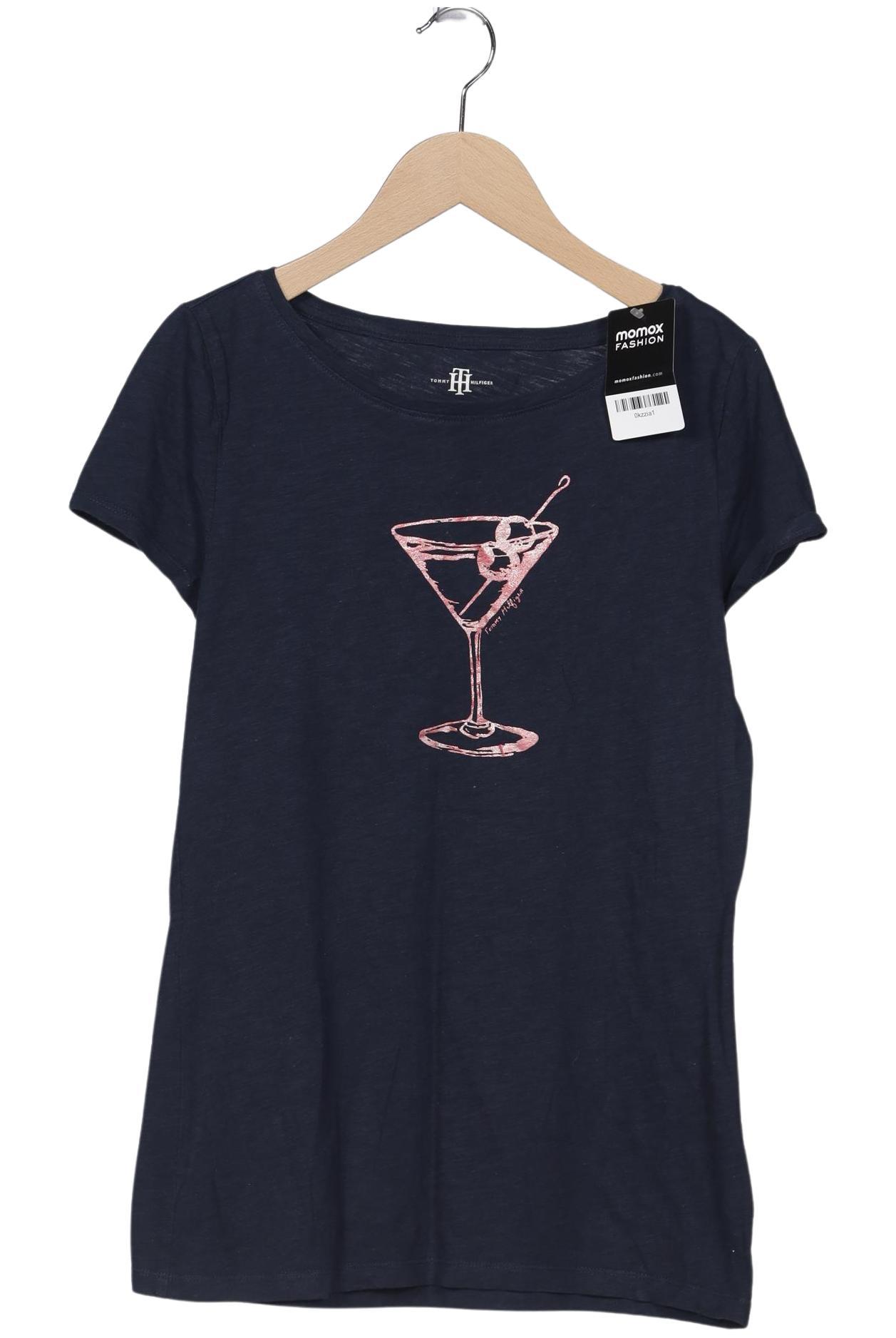 

Tommy Hilfiger Damen T-Shirt, marineblau, Gr. 36