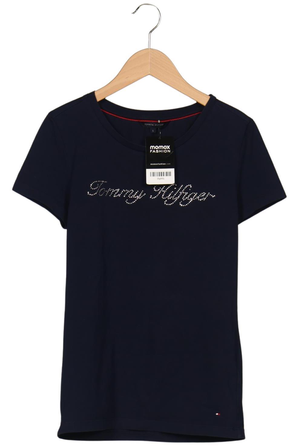 

Tommy Hilfiger Damen T-Shirt, marineblau, Gr. 36