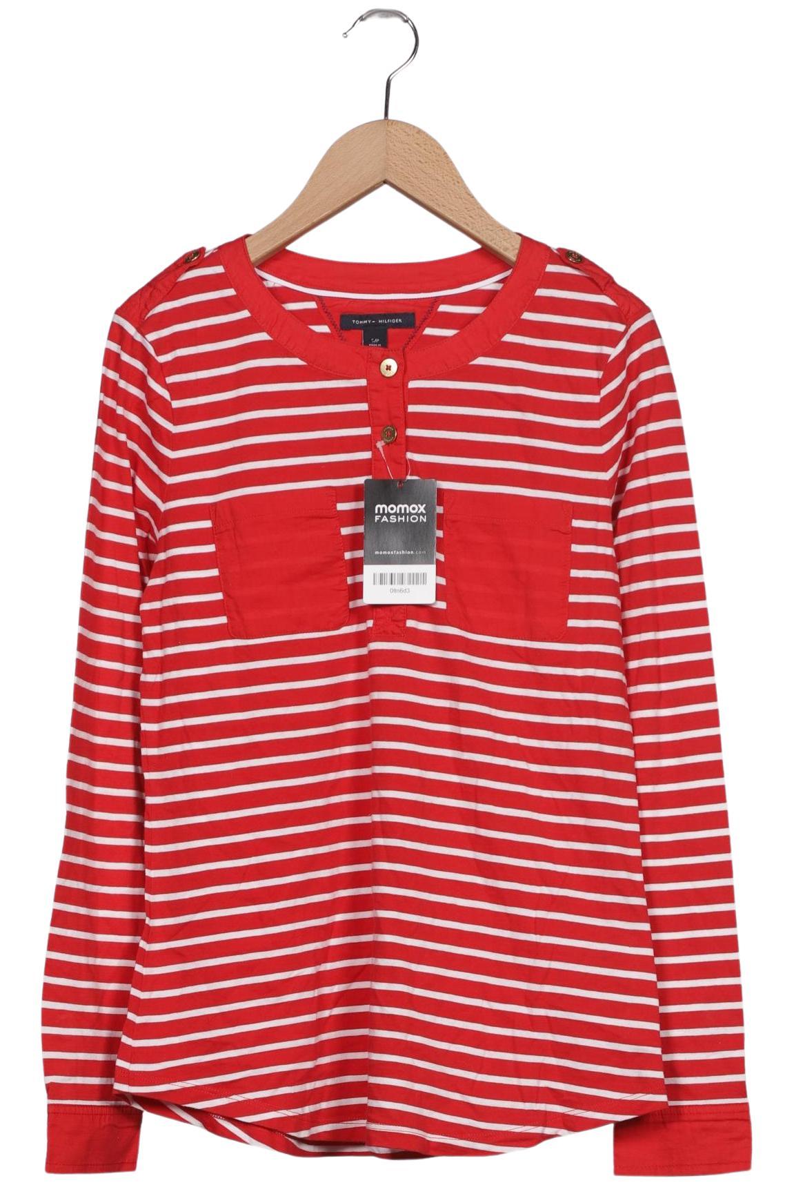 

Tommy Hilfiger Damen Langarmshirt, rot, Gr. 36