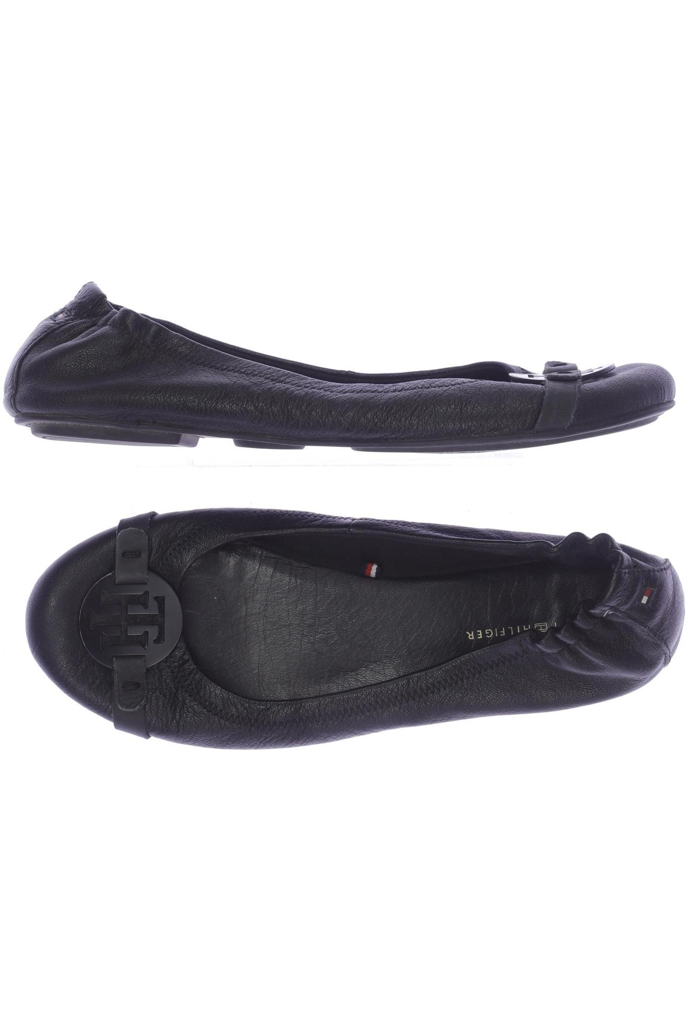 

Tommy Hilfiger Damen Ballerinas, schwarz, Gr. 38