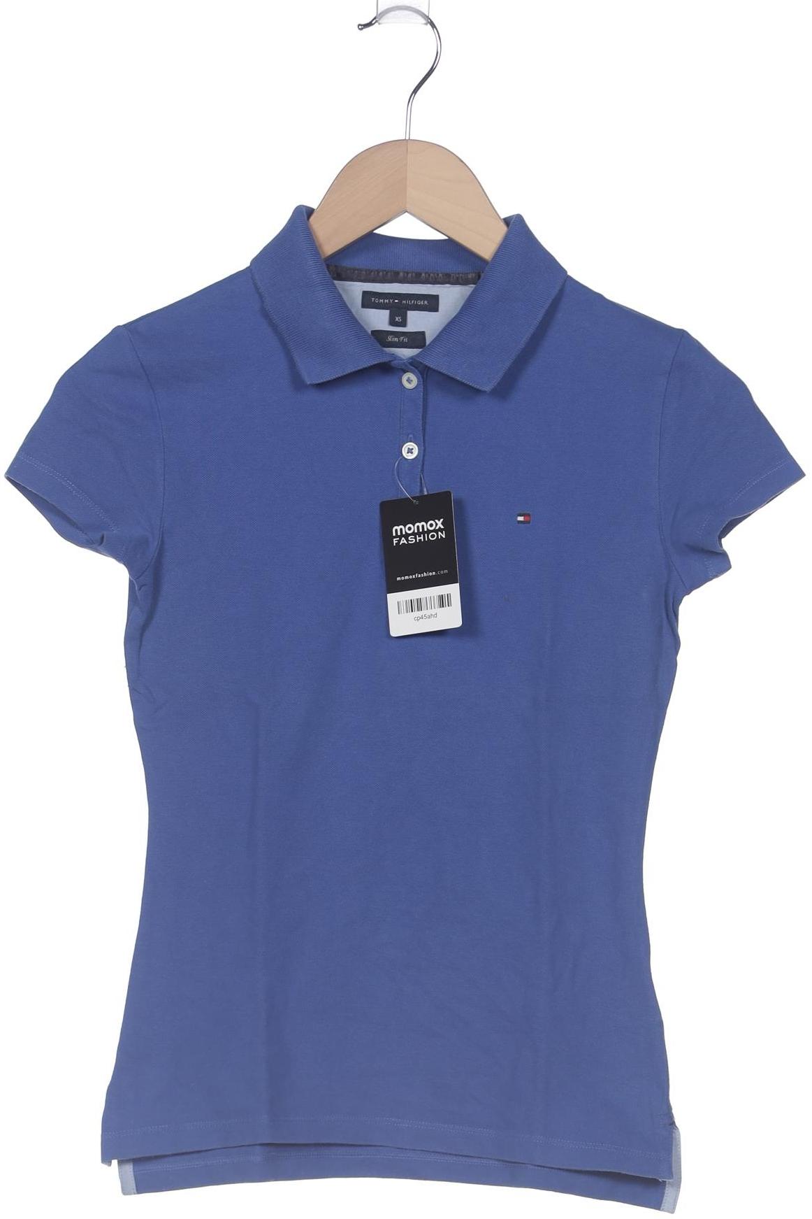 

Tommy Hilfiger Damen Poloshirt, blau, Gr. 34