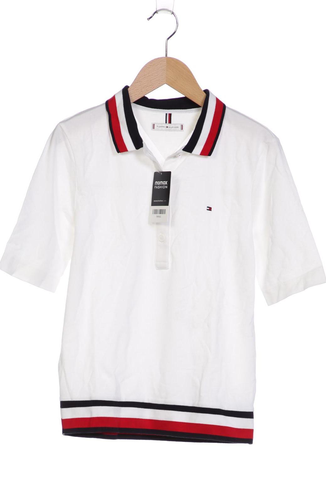 

Tommy Hilfiger Damen Poloshirt, weiß, Gr. 36