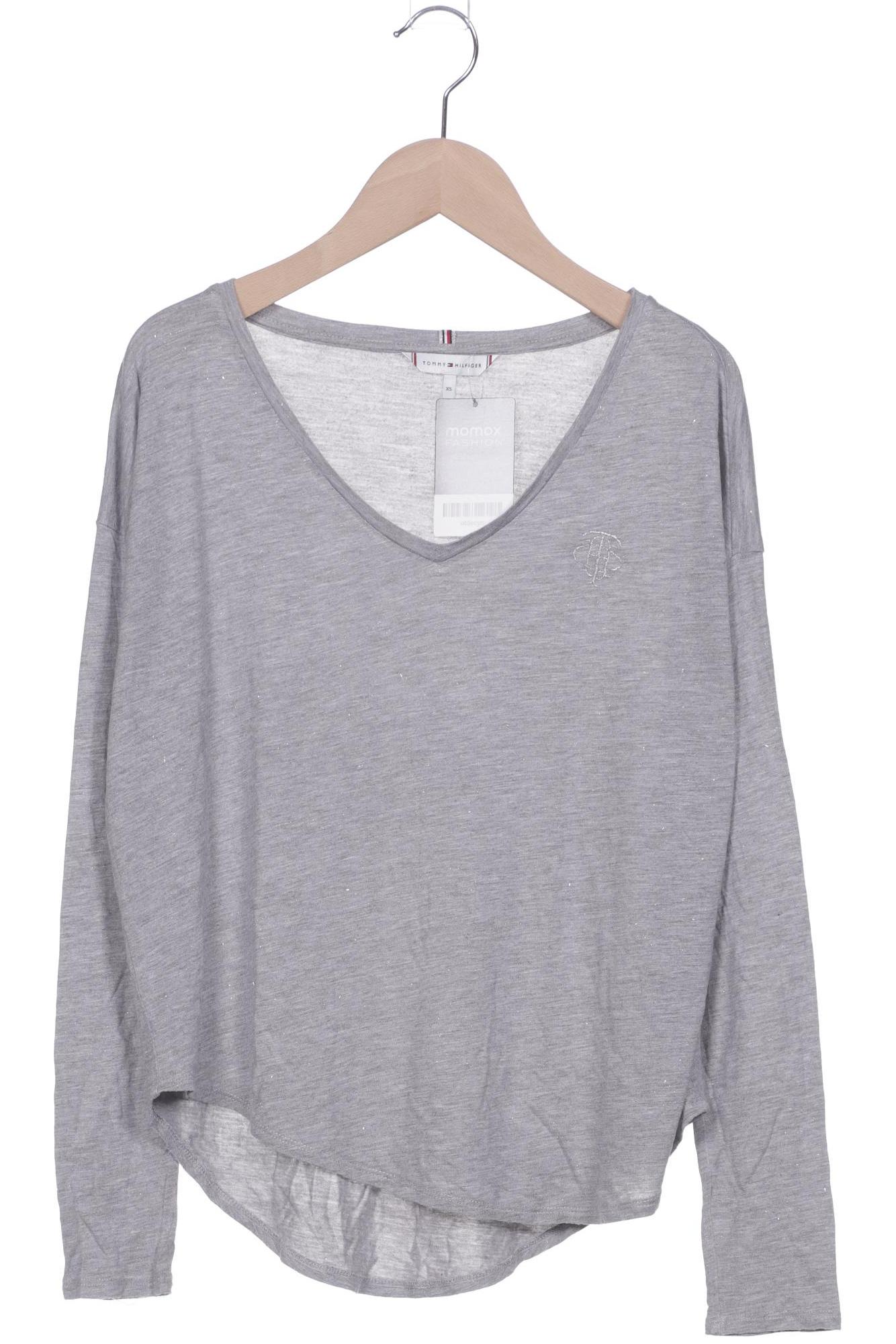 

Tommy Hilfiger Damen Langarmshirt, grau, Gr. 34