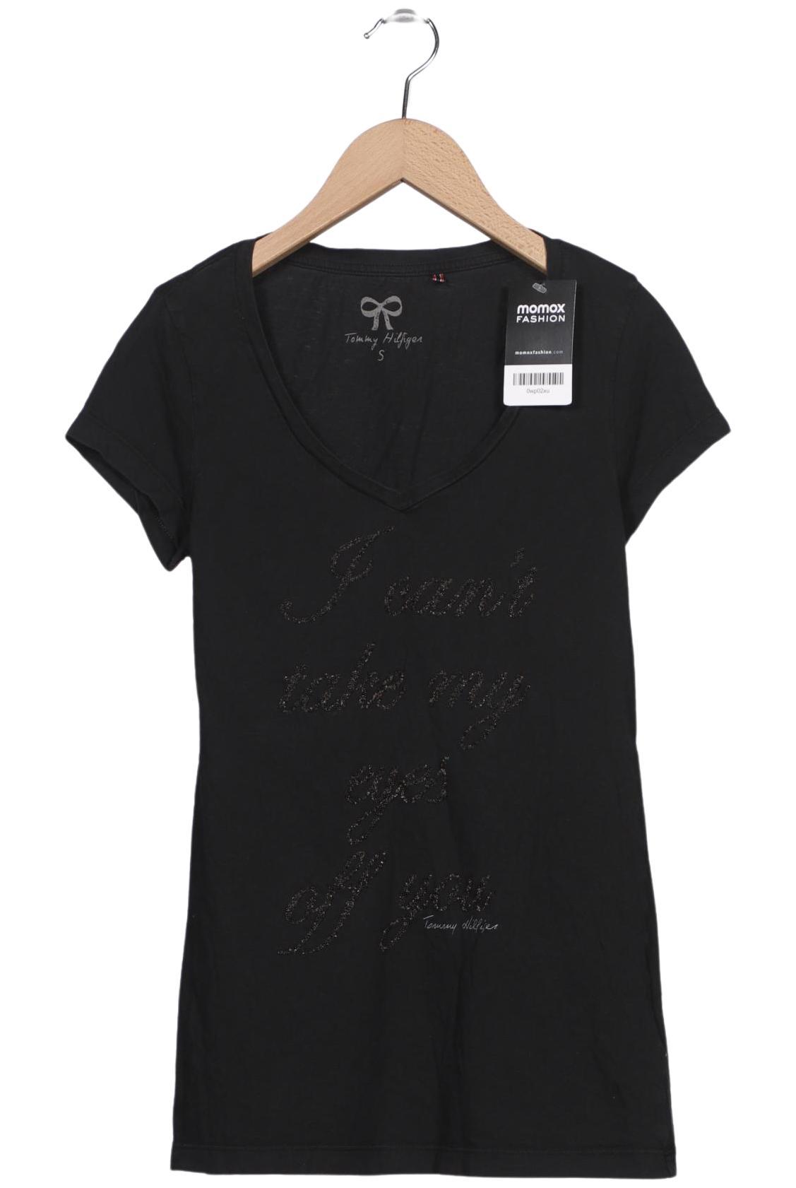 

Tommy Hilfiger Damen T-Shirt, schwarz, Gr. 36