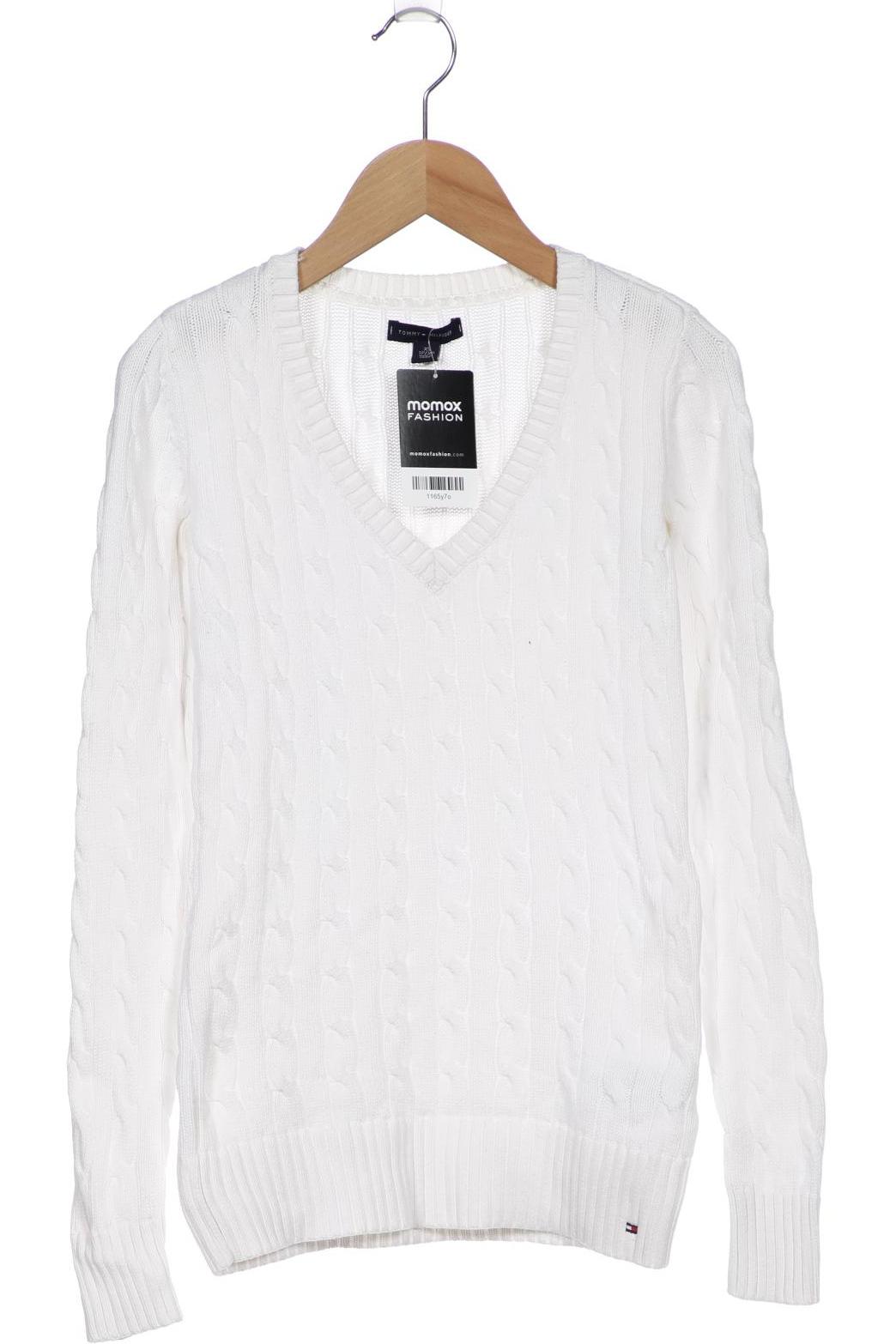 

Tommy Hilfiger Damen Pullover, weiß, Gr. 34