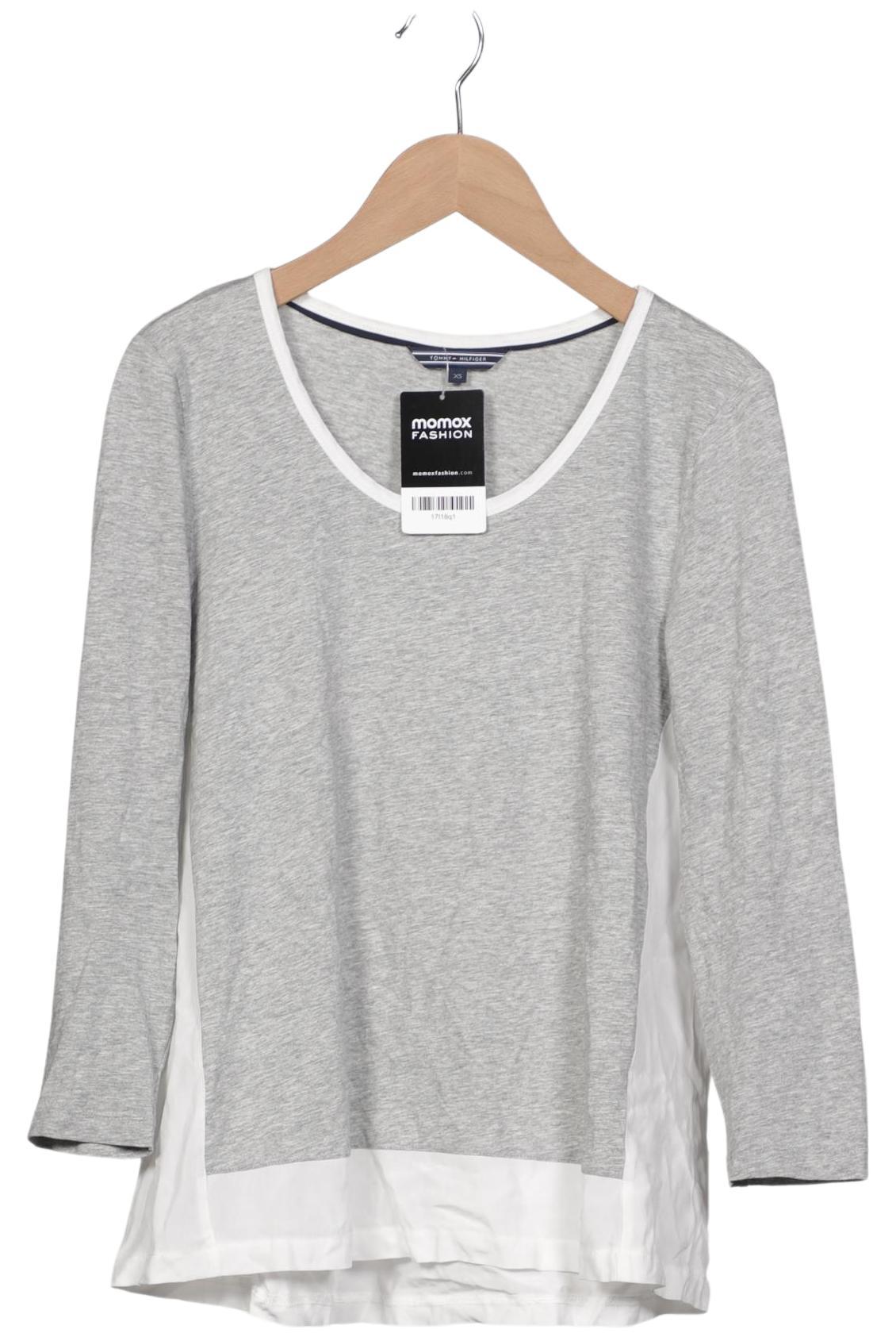 

Tommy Hilfiger Damen Langarmshirt, grau, Gr. 34