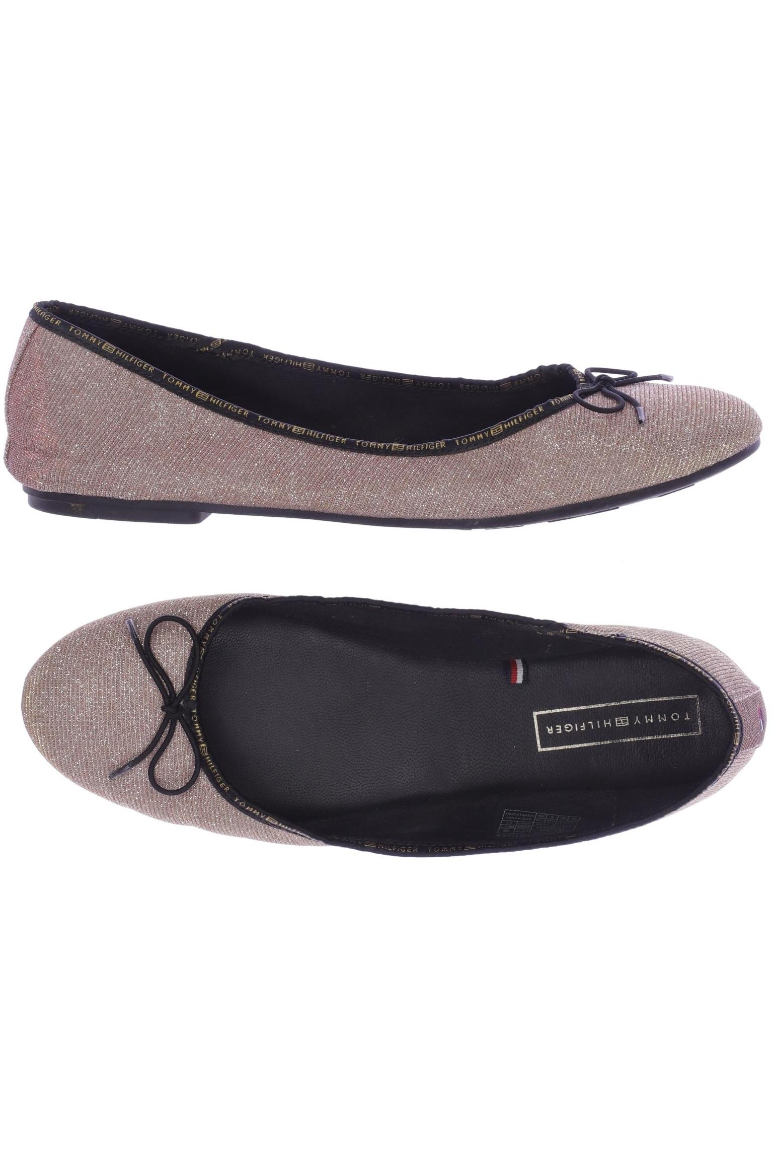 

Tommy Hilfiger Damen Ballerinas, gold, Gr. 40