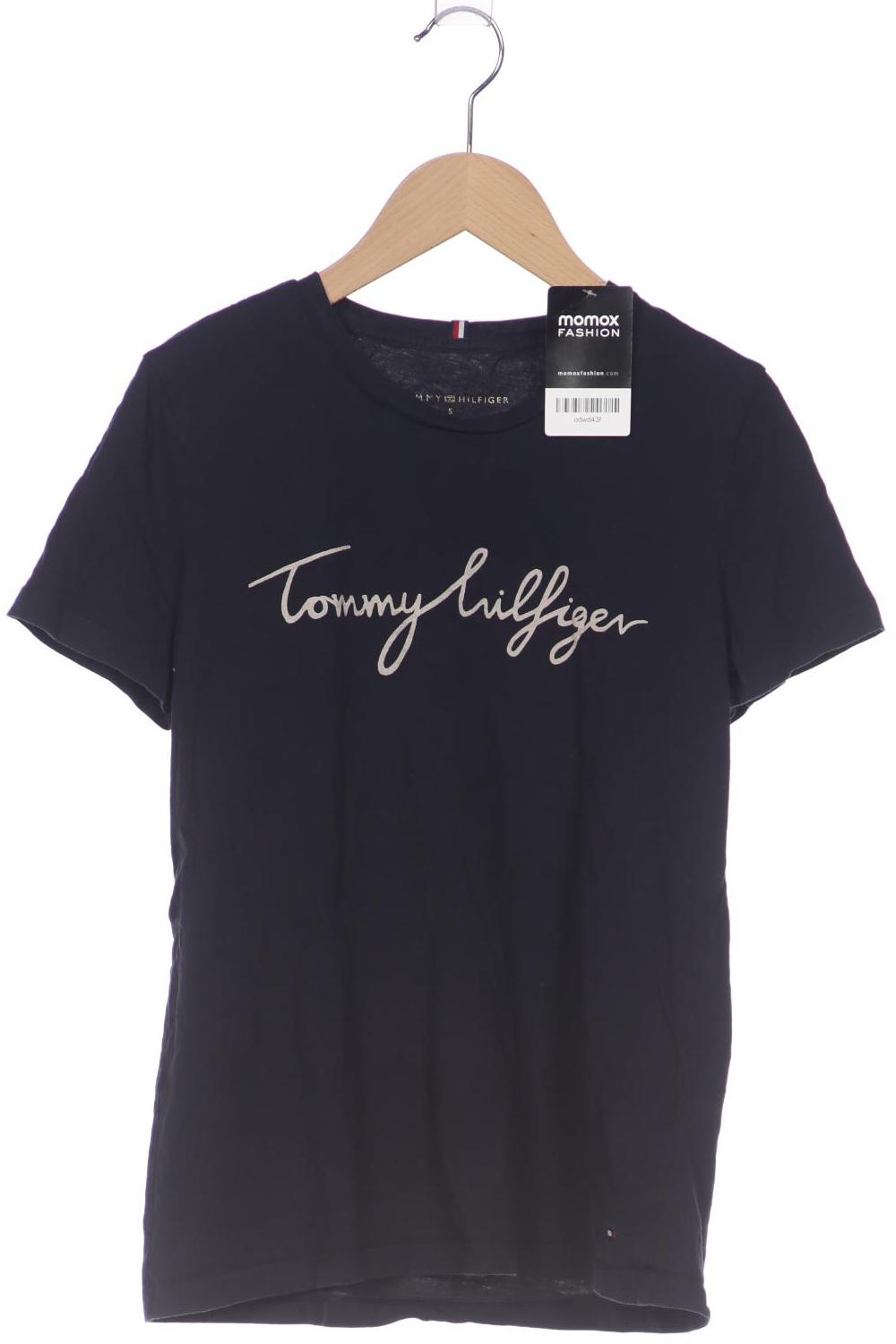 

Tommy Hilfiger Damen T-Shirt, marineblau, Gr. 36