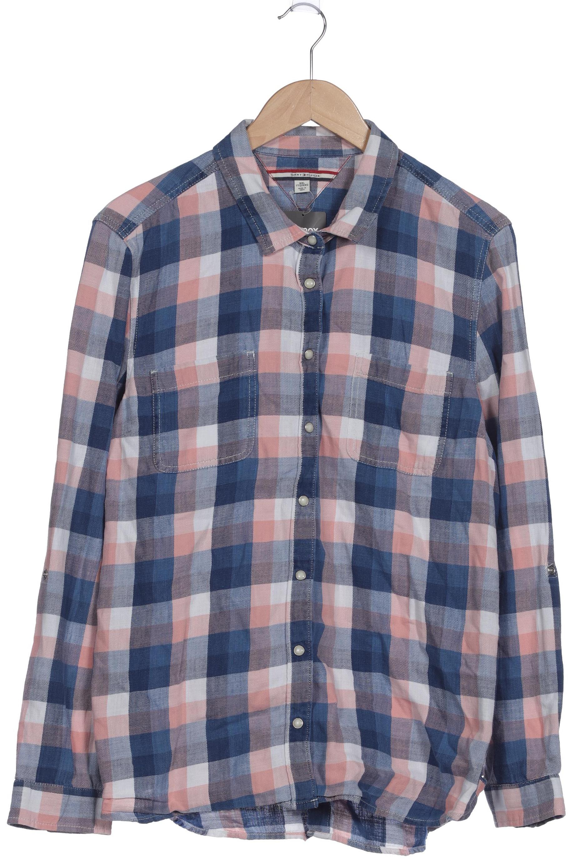 

Tommy Hilfiger Damen Bluse, blau, Gr. 46
