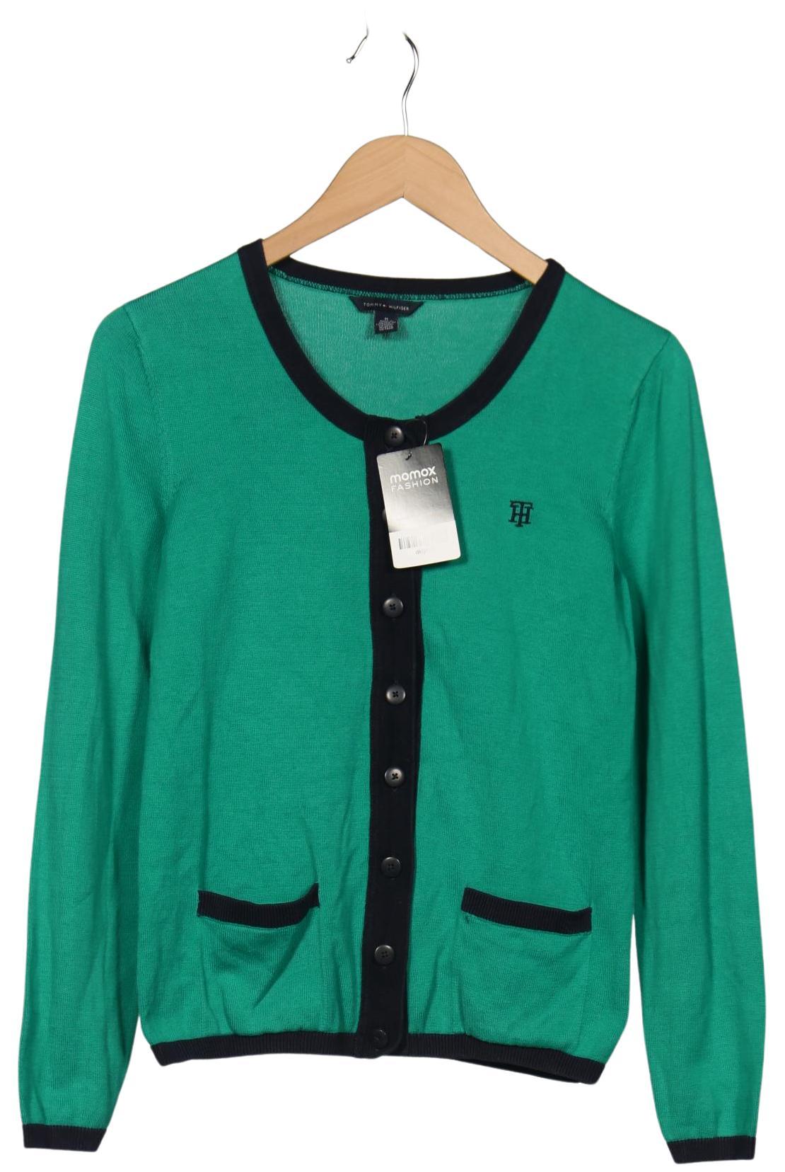 

Tommy Hilfiger Damen Strickjacke, grün, Gr. 38