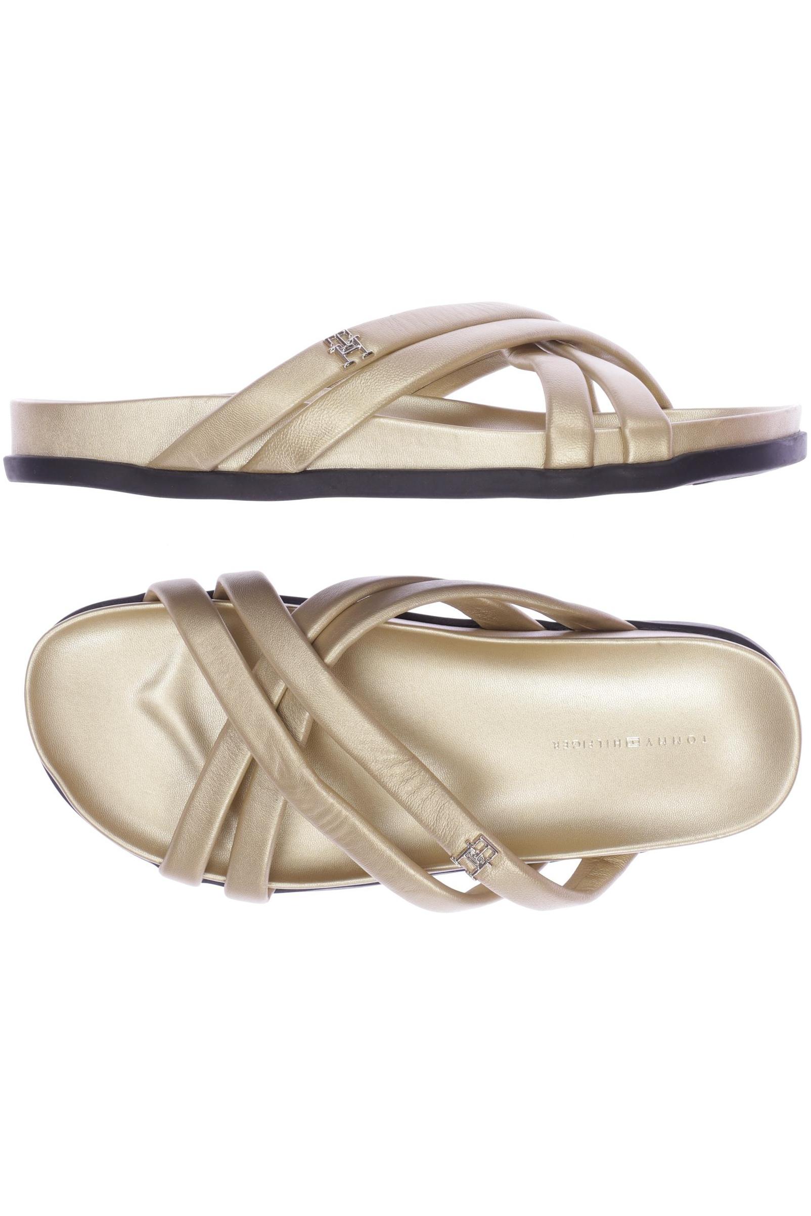 

Tommy Hilfiger Damen Sandale, gold, Gr. 41