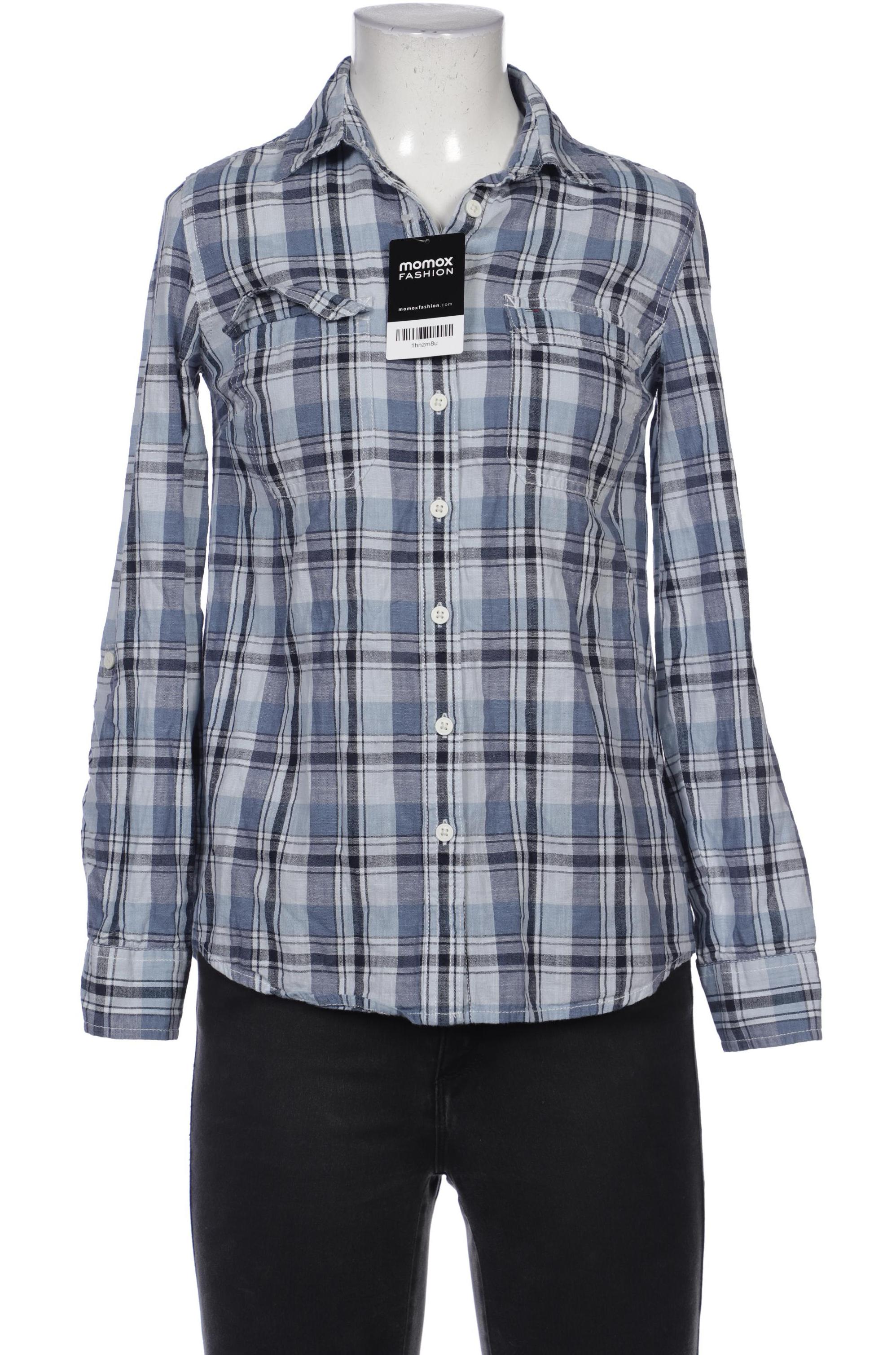 

Tommy Hilfiger Damen Bluse, blau, Gr. 32