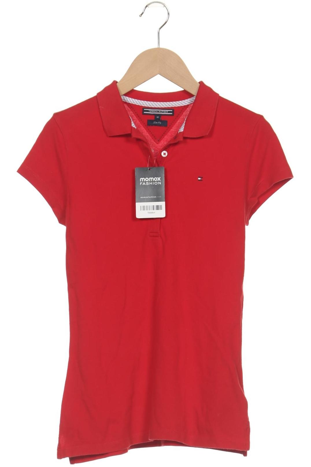 

Tommy Hilfiger Damen Poloshirt, rot, Gr. 34