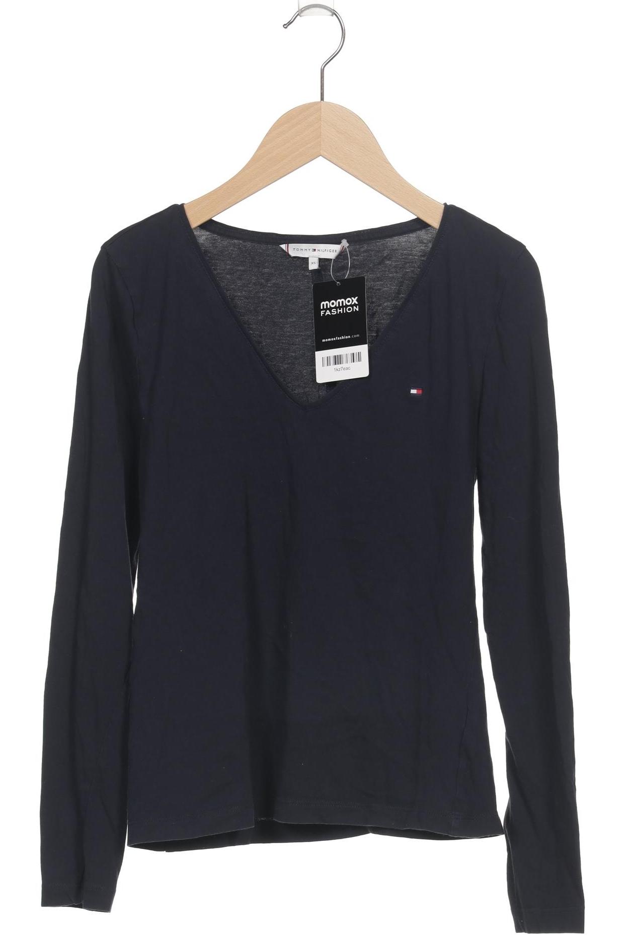 

Tommy Hilfiger Damen Langarmshirt, marineblau, Gr. 34
