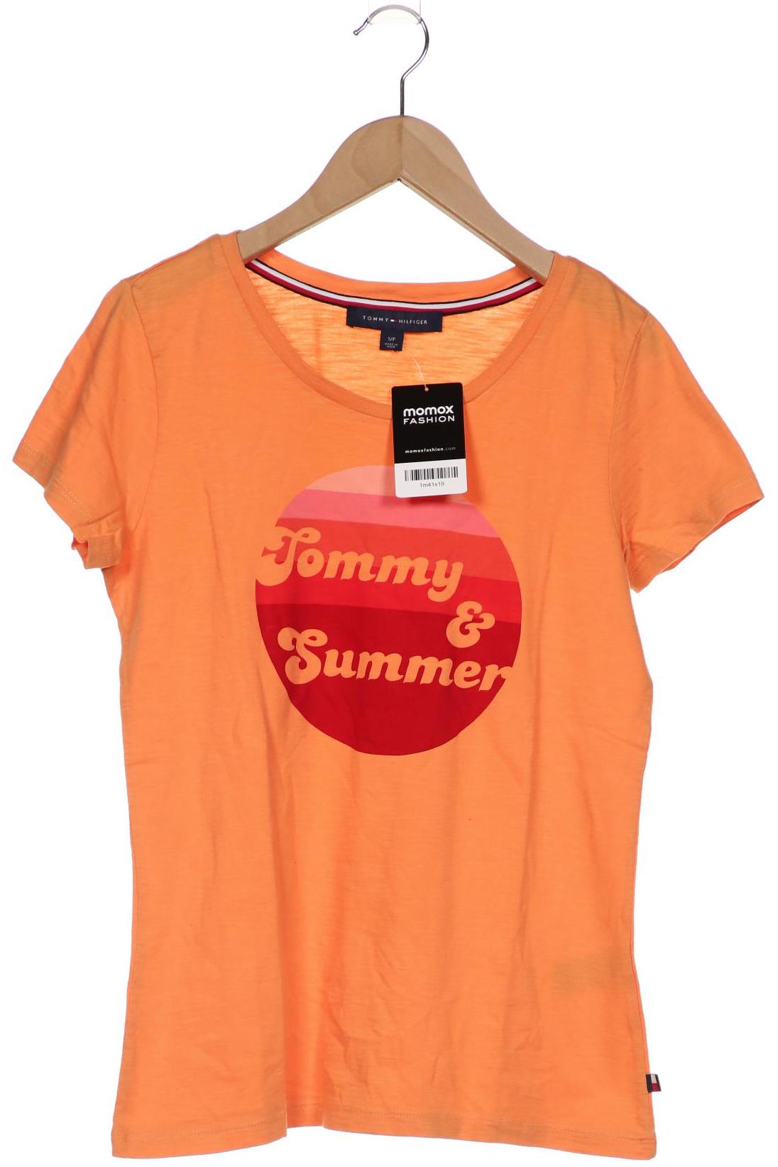 

Tommy Hilfiger Damen T-Shirt, orange, Gr. 36
