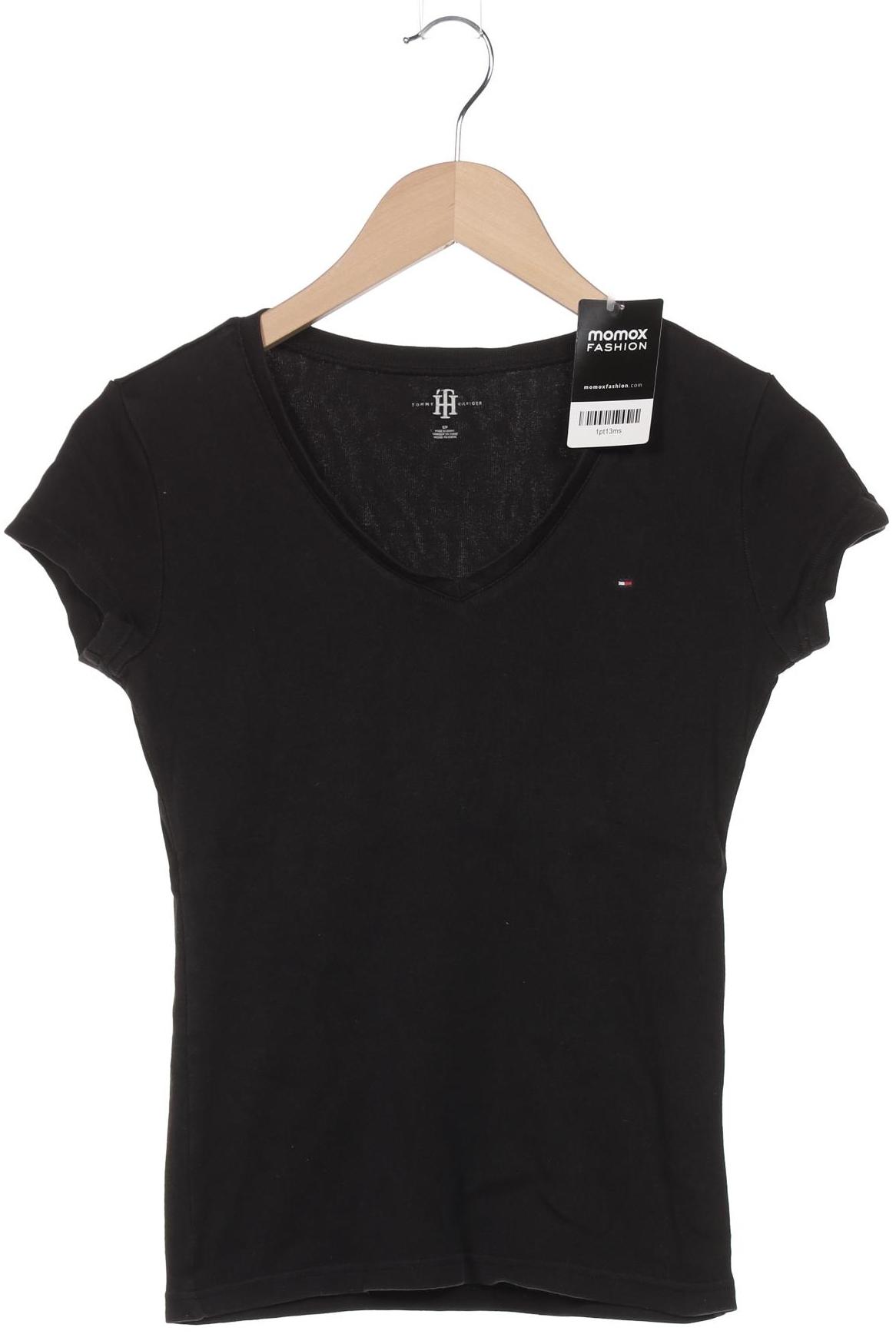 

Tommy Hilfiger Damen T-Shirt, schwarz, Gr. 36