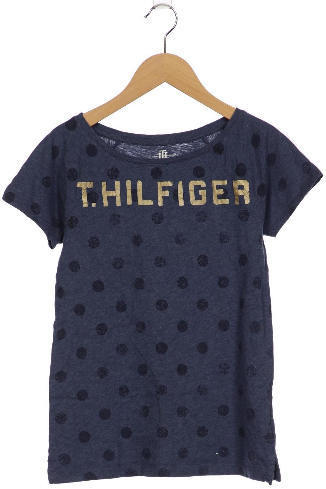 

Tommy Hilfiger Damen T-Shirt, blau, Gr. 34