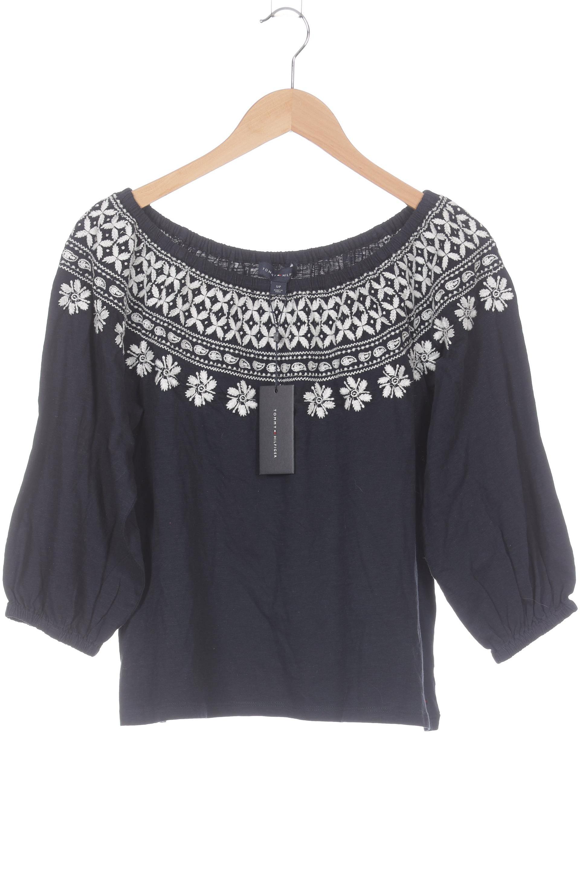 

Tommy Hilfiger Damen Langarmshirt, blau, Gr.