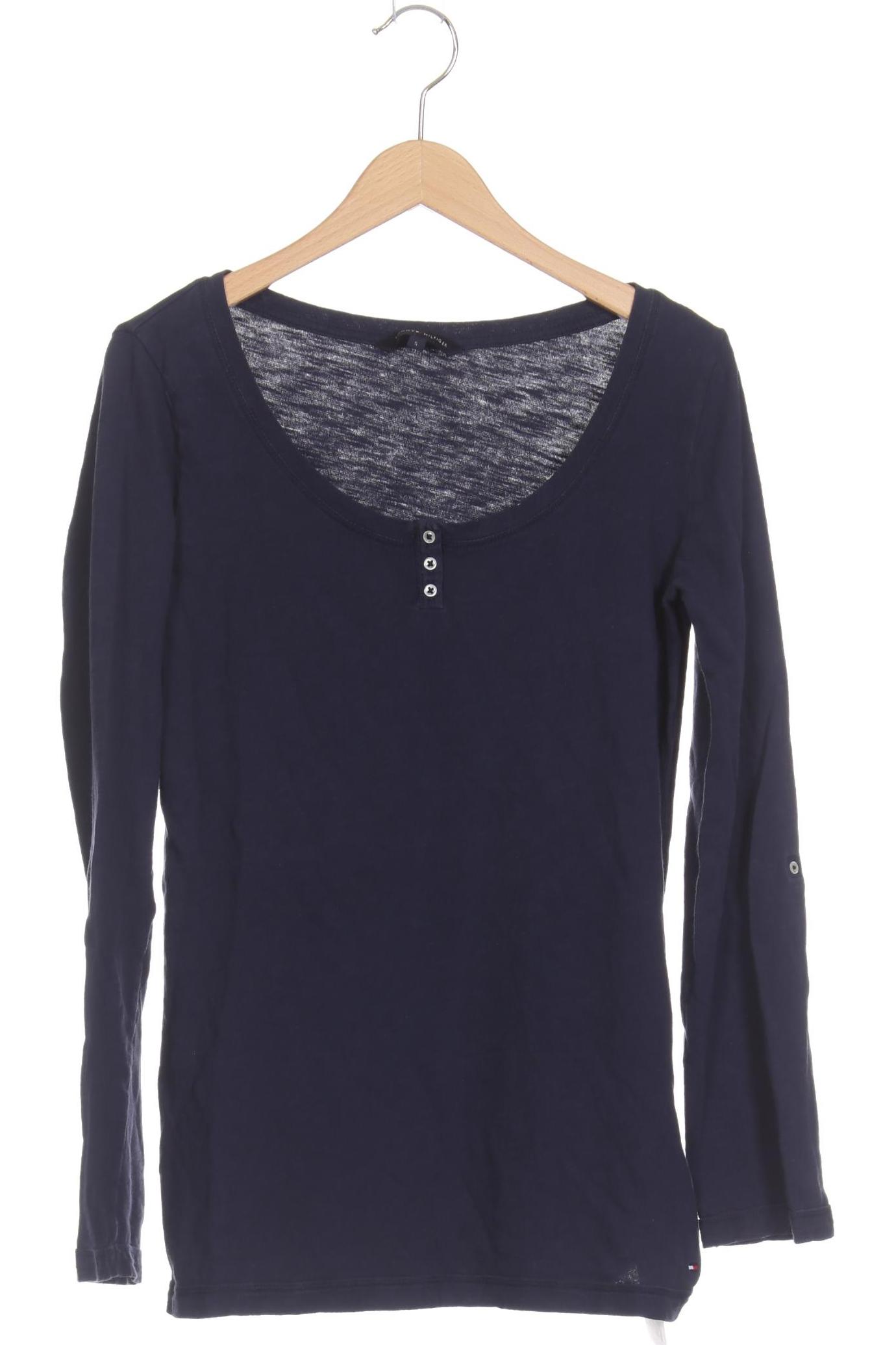

Tommy Hilfiger Damen Langarmshirt, marineblau, Gr. 36