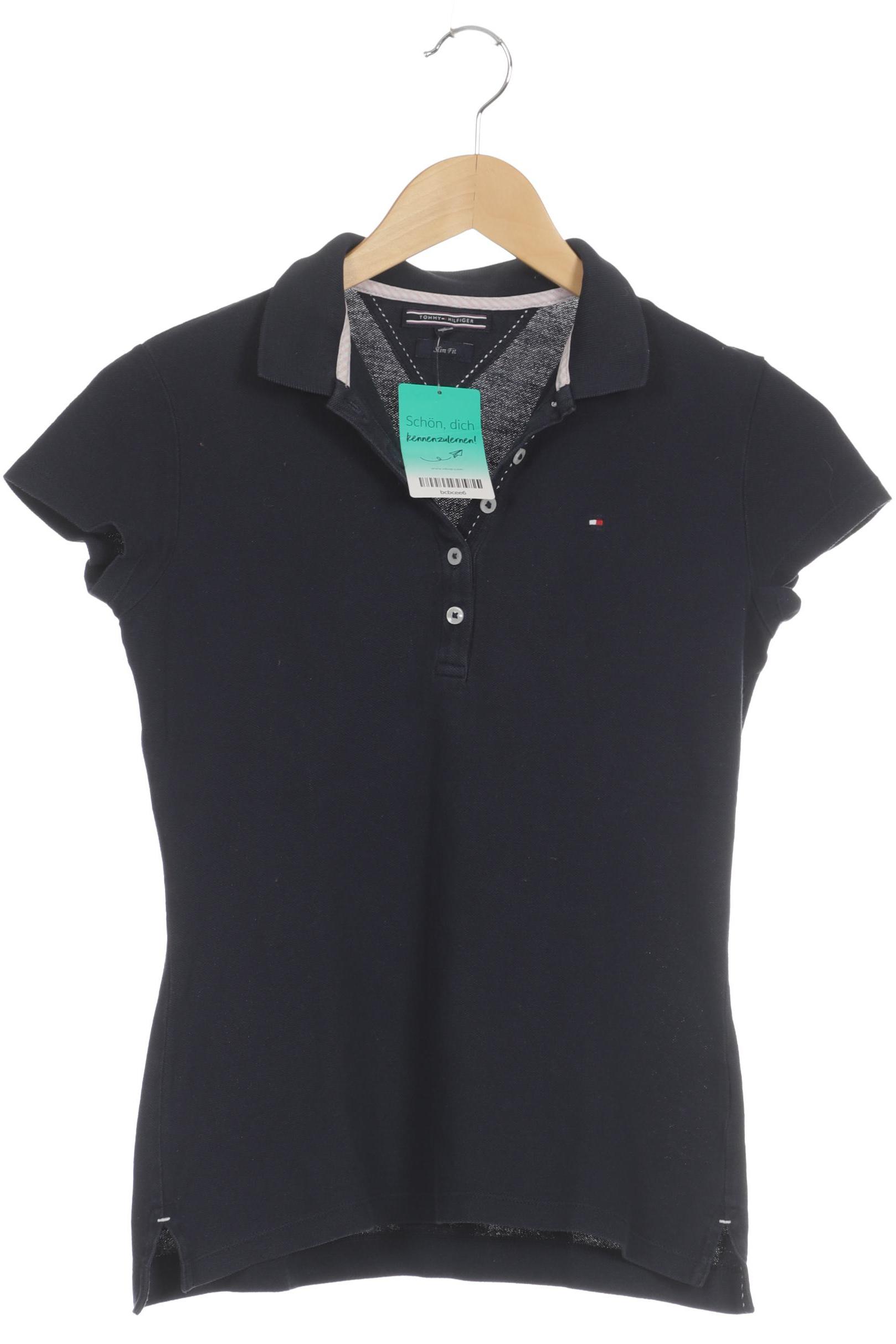 

Tommy Hilfiger Damen Poloshirt, blau, Gr. 34