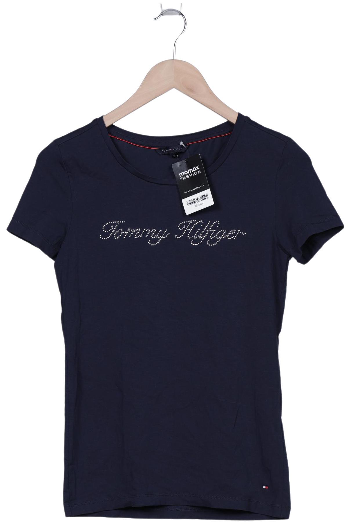

Tommy Hilfiger Damen T-Shirt, marineblau, Gr. 36
