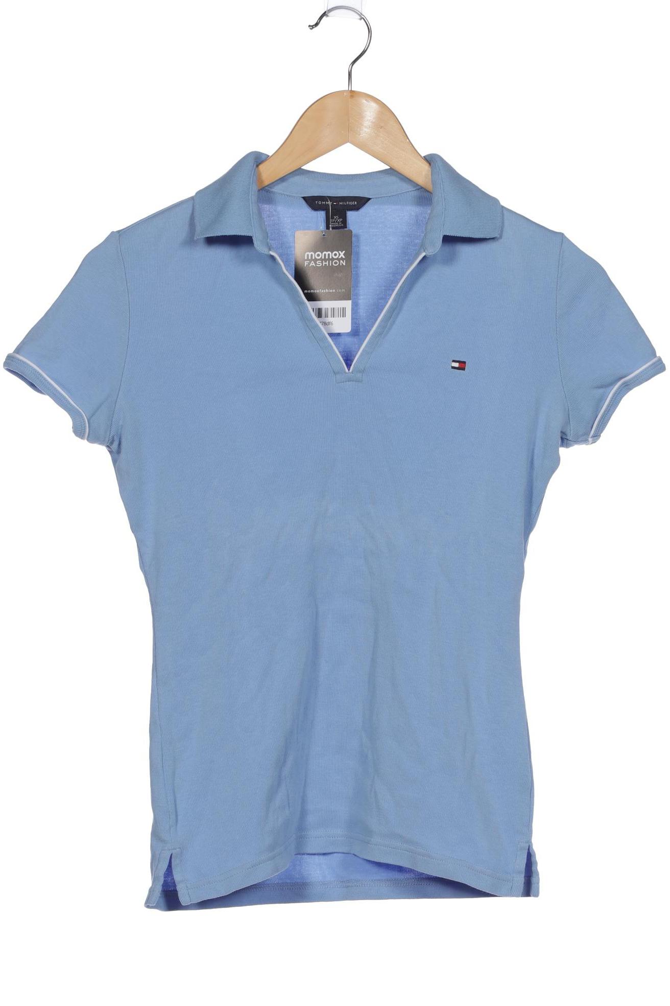 

Tommy Hilfiger Damen Poloshirt, blau, Gr. 34