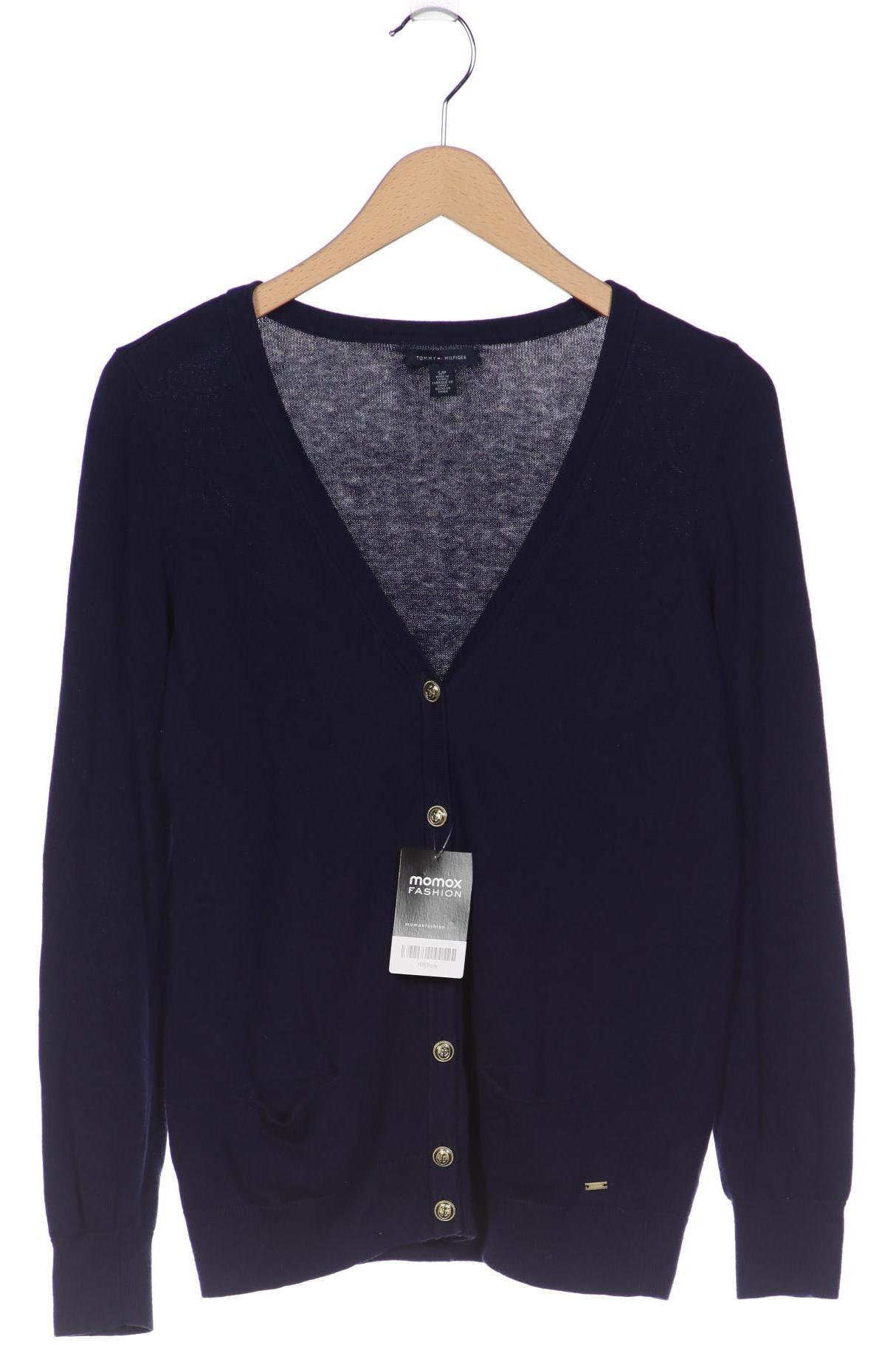 

Tommy Hilfiger Damen Strickjacke, marineblau, Gr. 36