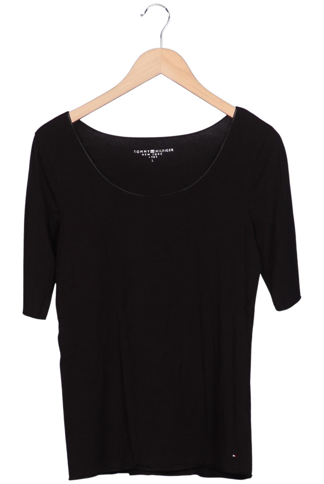 

Tommy Hilfiger Damen T-Shirt, schwarz, Gr. 42